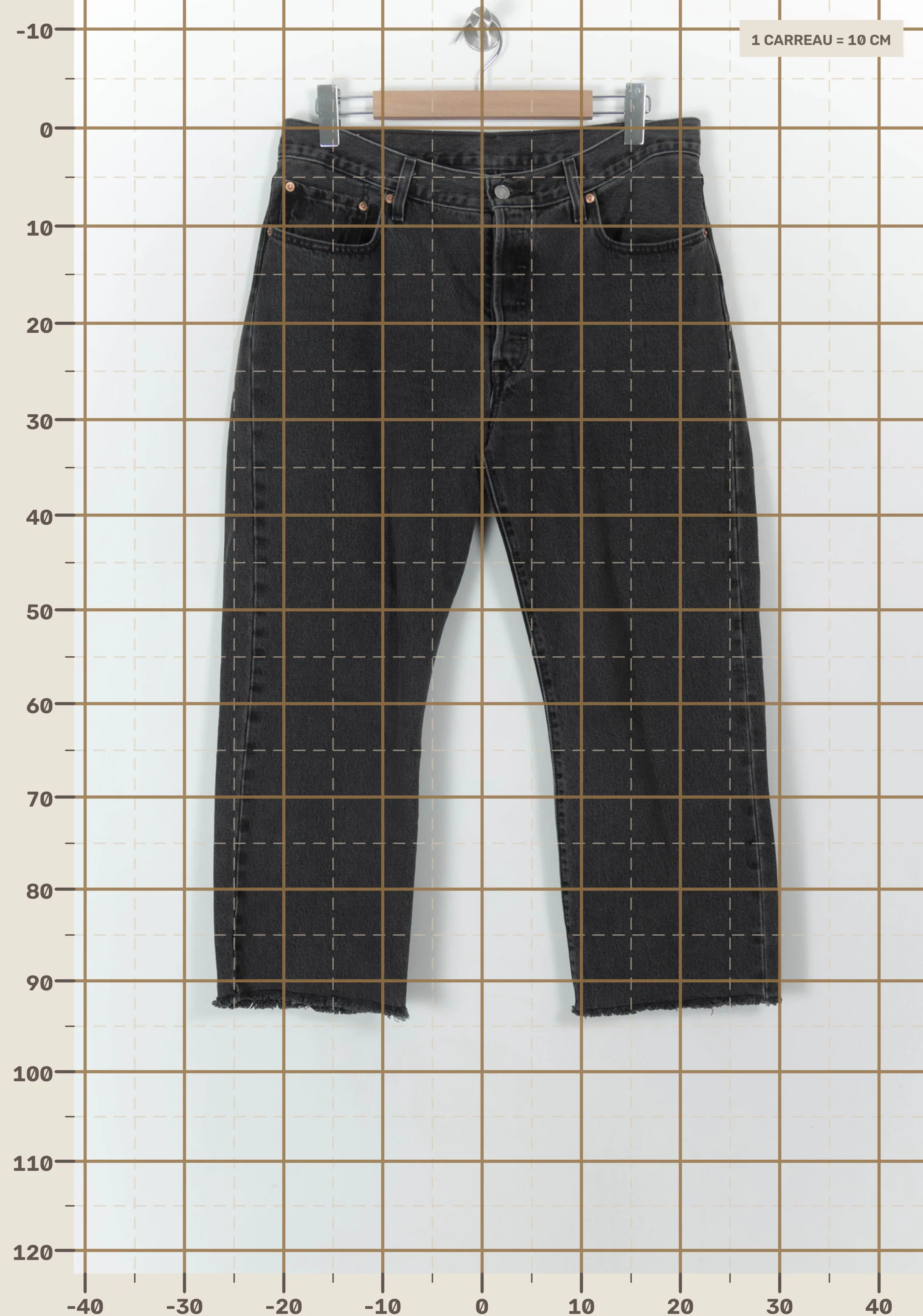 Jeans LEVI'S - Seconde main Grey