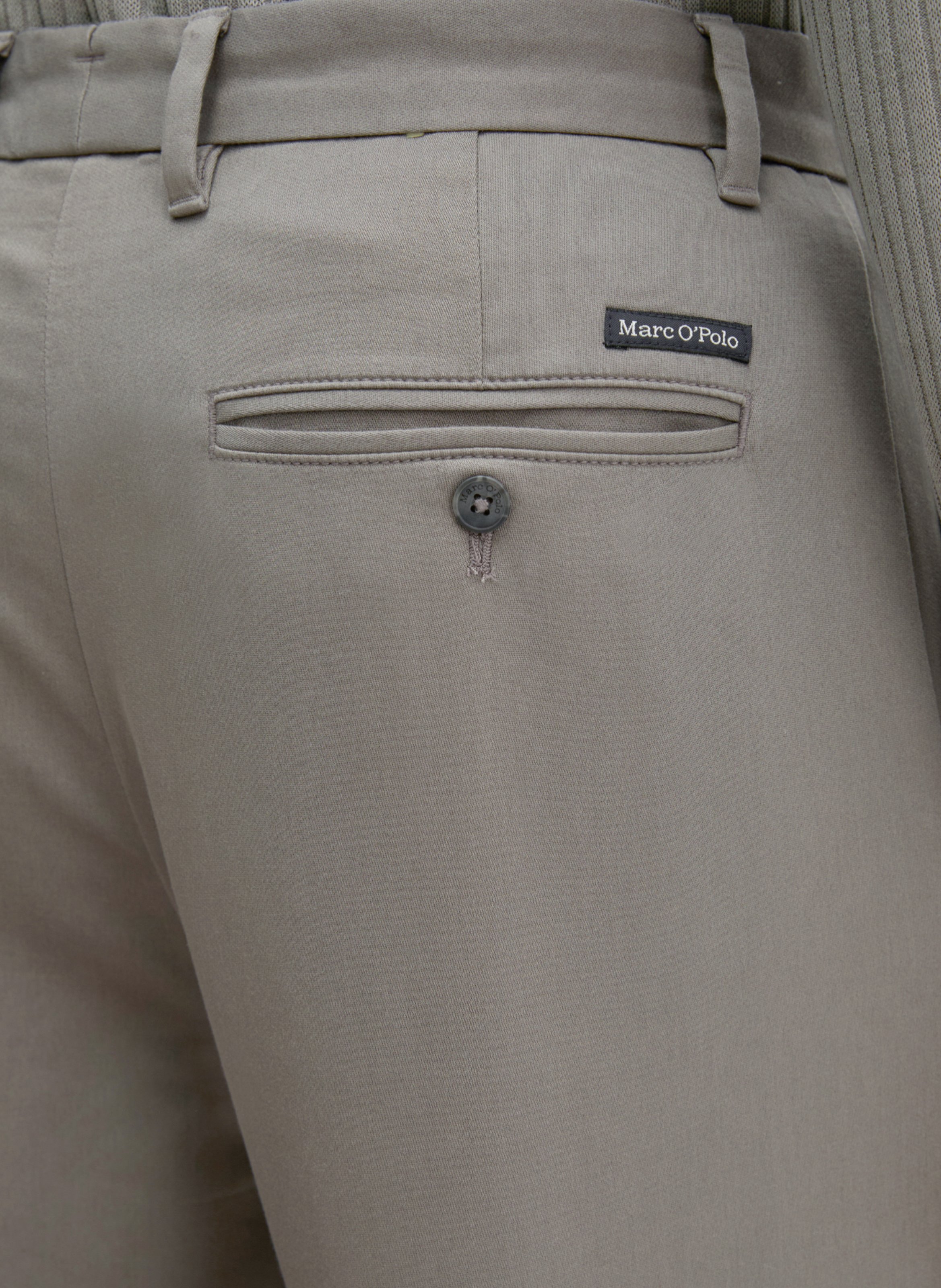 Gerade geschnittene Hose aus Baumwoll-Mix MARC O'POLO Grau