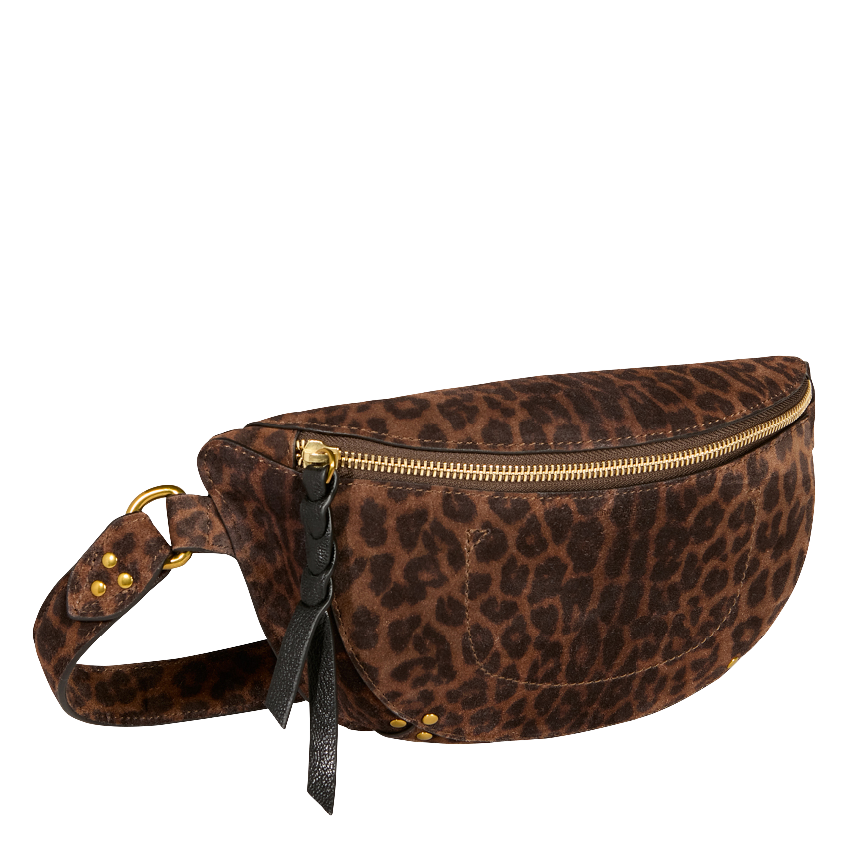 Printed suede waist bag JEROME DREYFUSS Multicolored