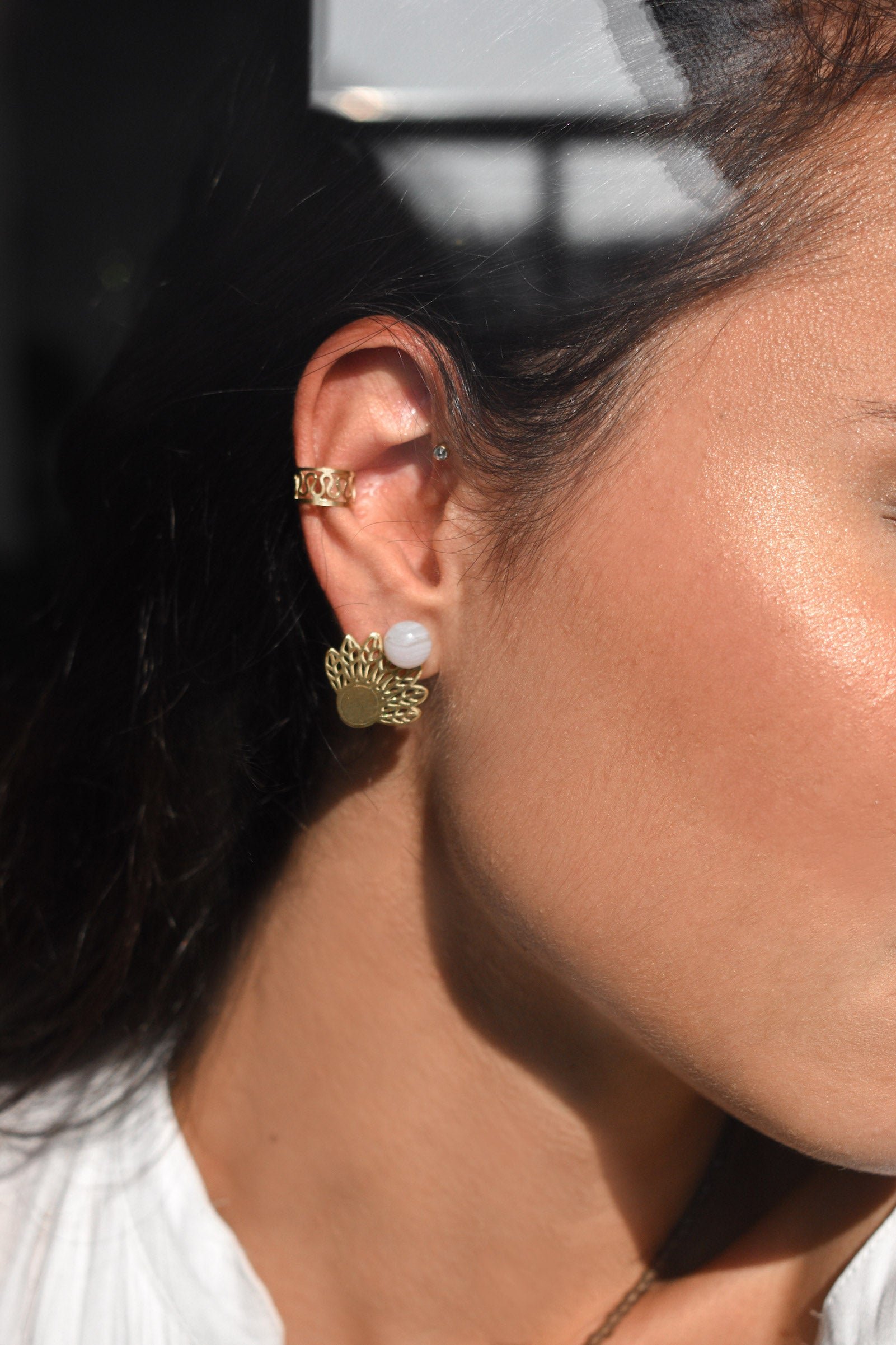 Earrings GINANDGER Blue