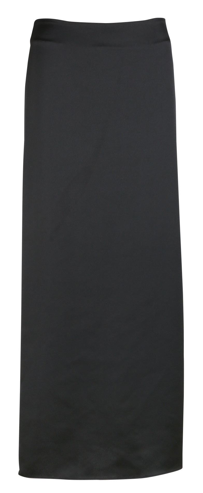 Jupe longue satinée fendue  MAX&amp;Co. Noir