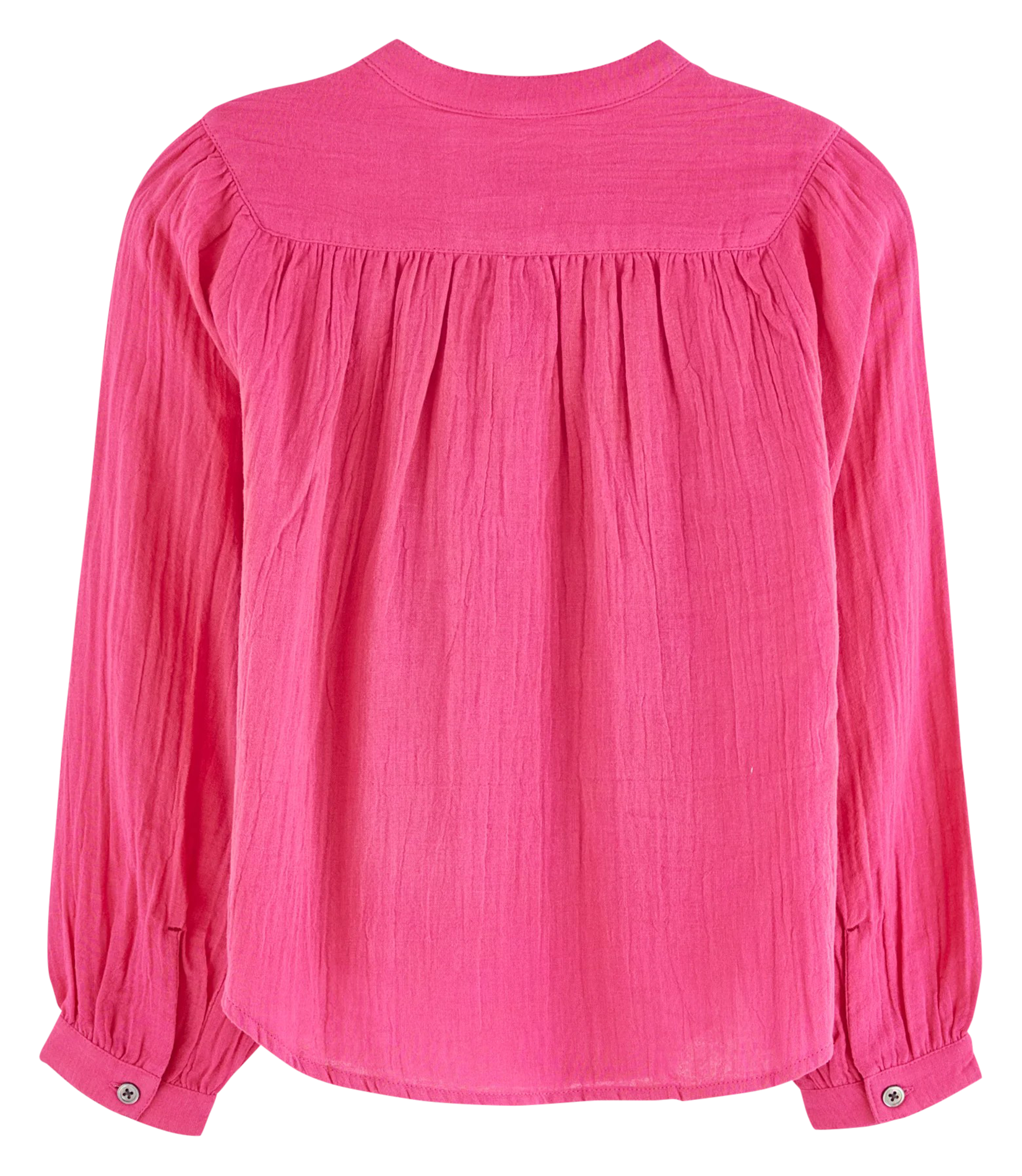 Blouse droite en coton BELLEROSE Rose