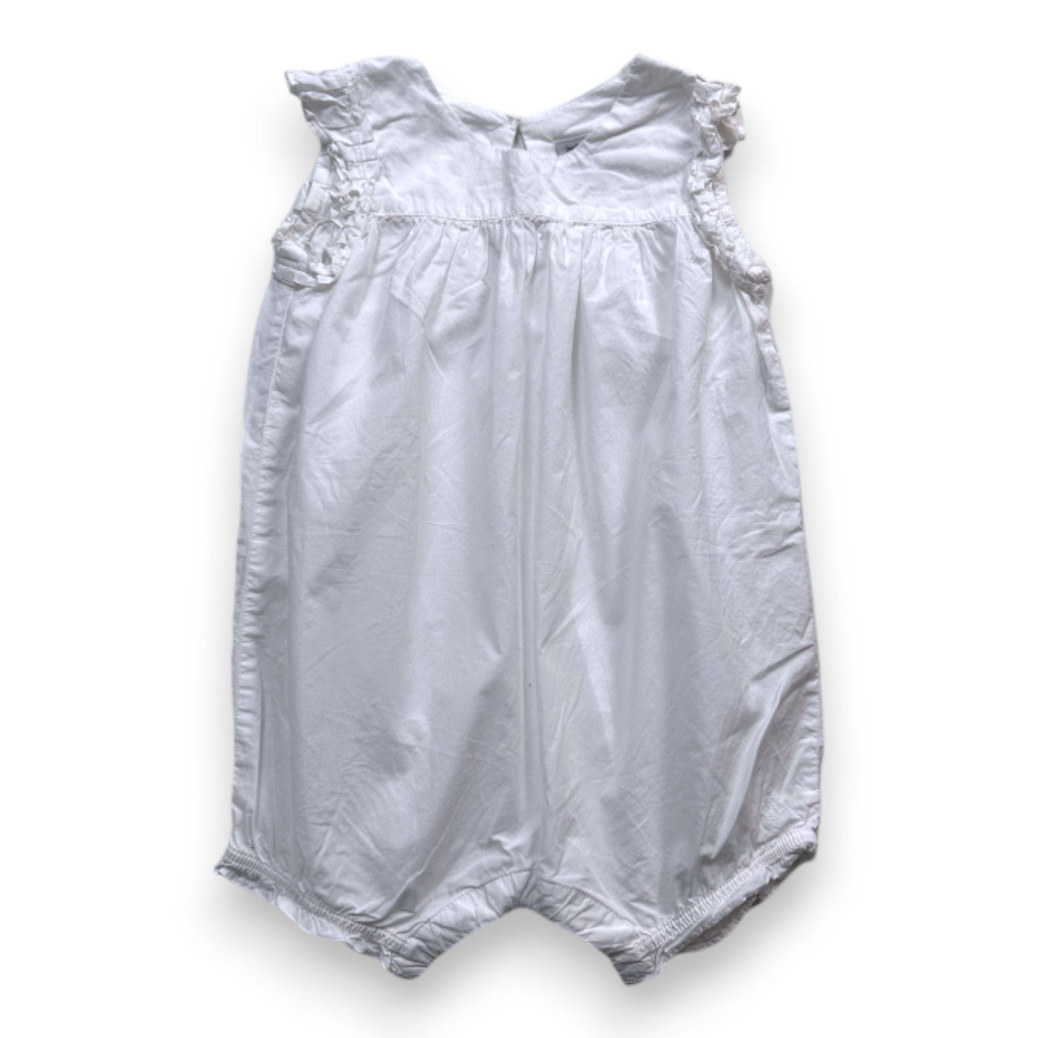 White Baby Romper - 24 months PETIT BATEAU - Seconde Main White