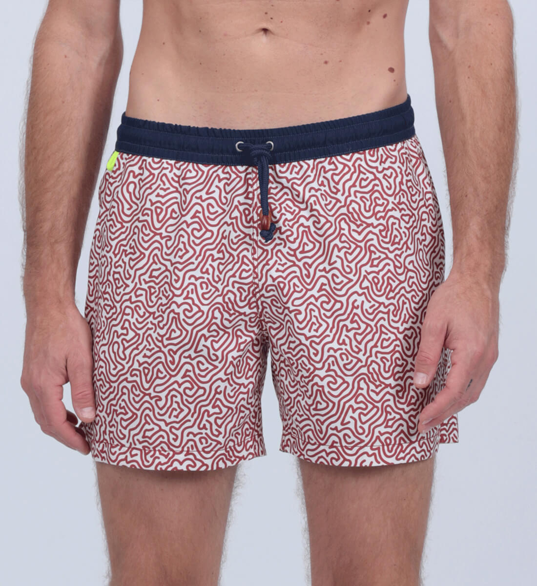 Flowing swim shorts GILI'S Brown