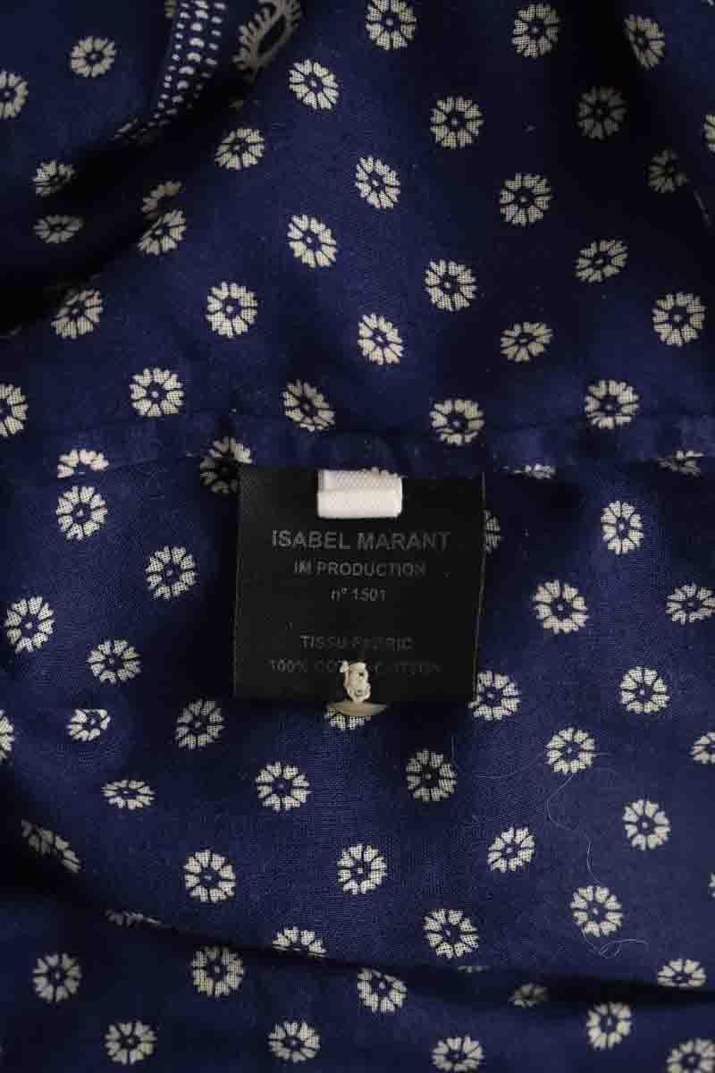 Cotton blouse ISABEL MARANT ÉTOILE - SECONDE MAIN Blue