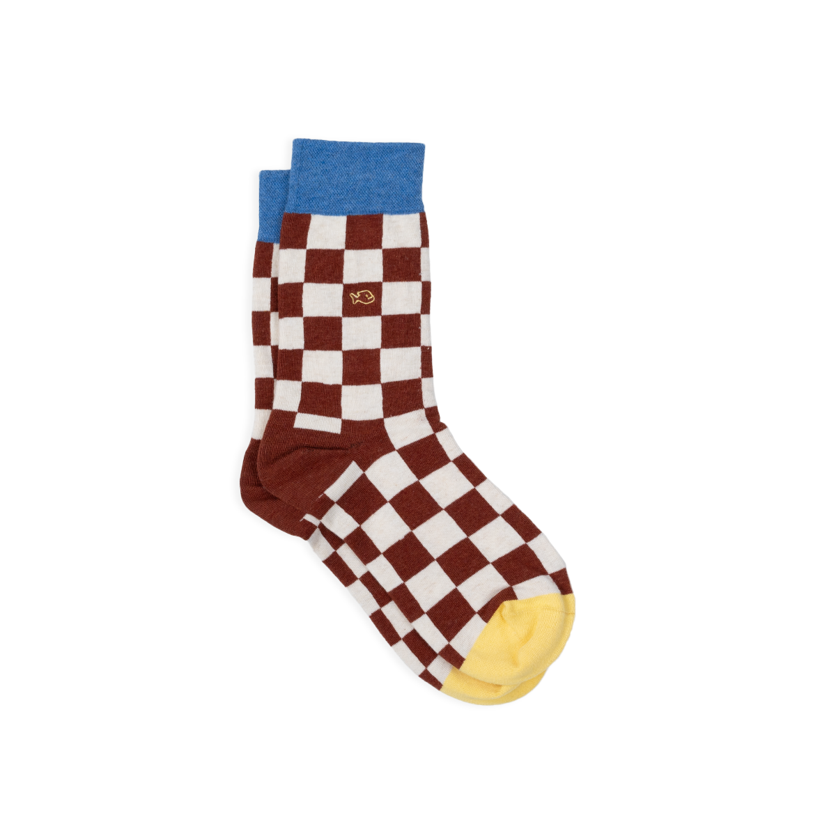 Checked combed cotton socks BILLYBELT