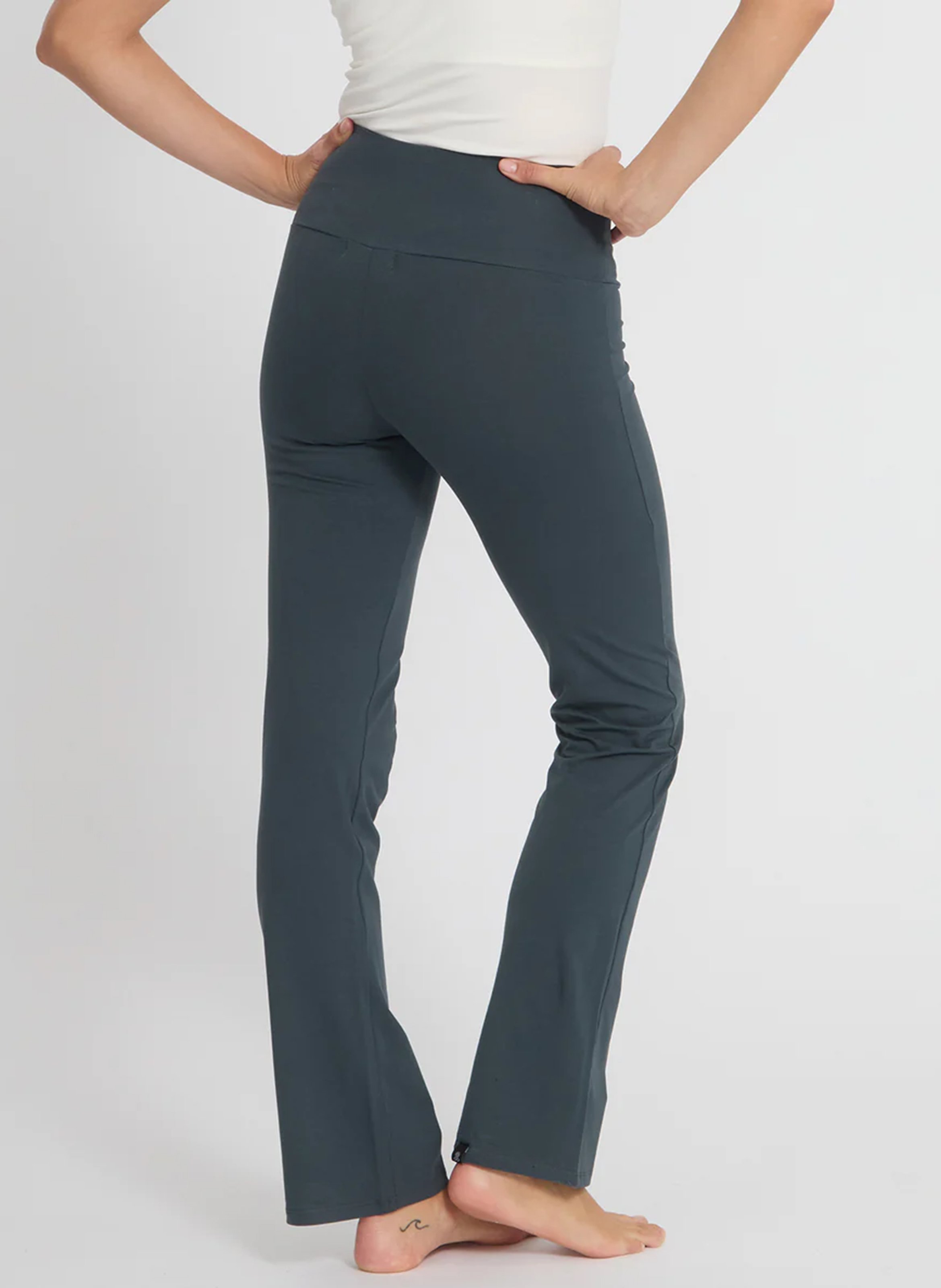 Legging uni taille haute élastiqué YOGA SEARCHER Vert
