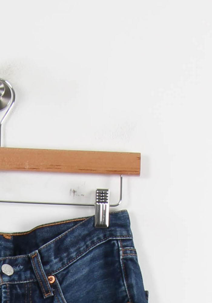 Cropped slim jeans with studs LEVI'S - Seconde main Blue