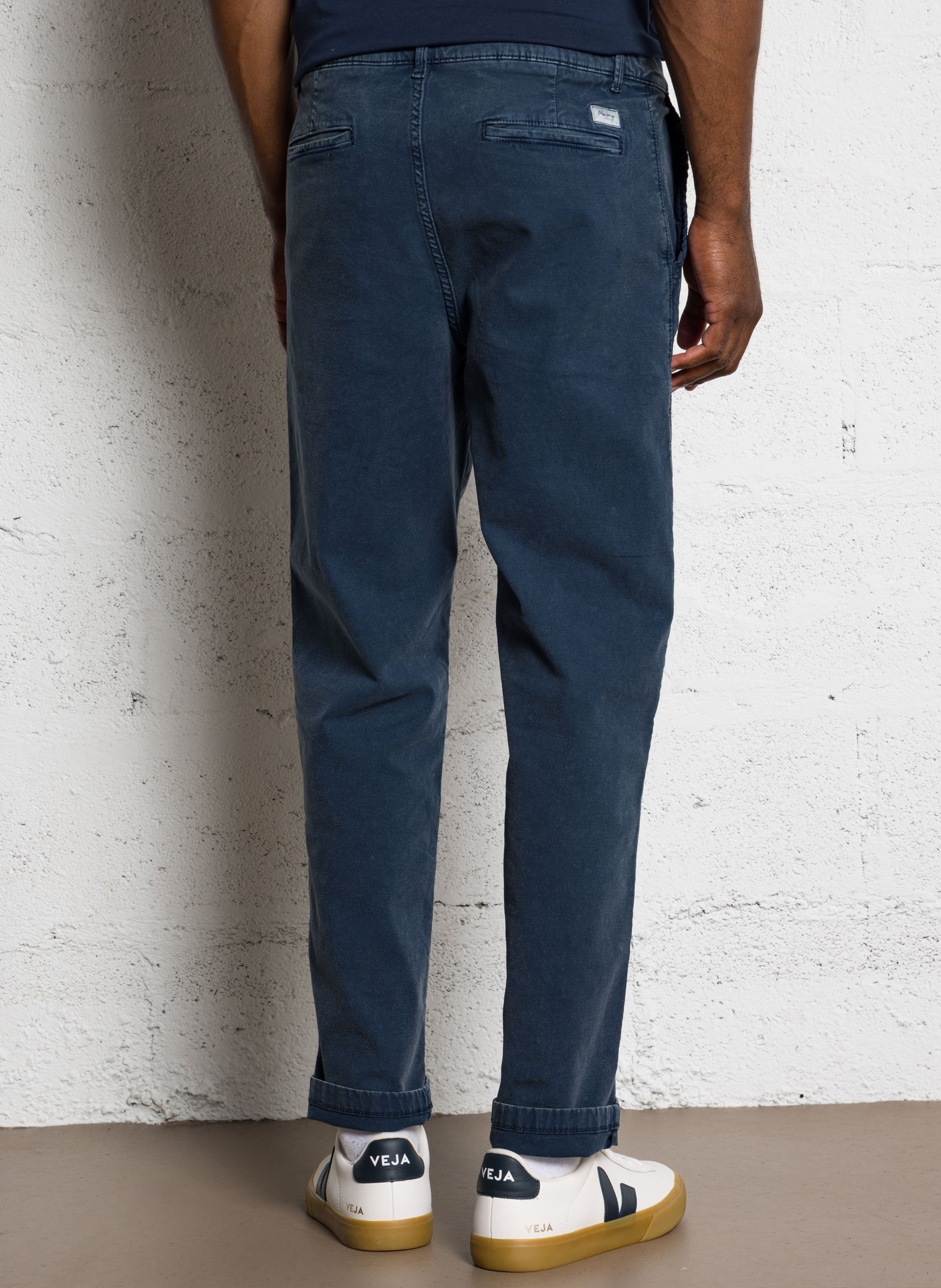 Cotton-blend bucket hat PEPE JEANS Blue