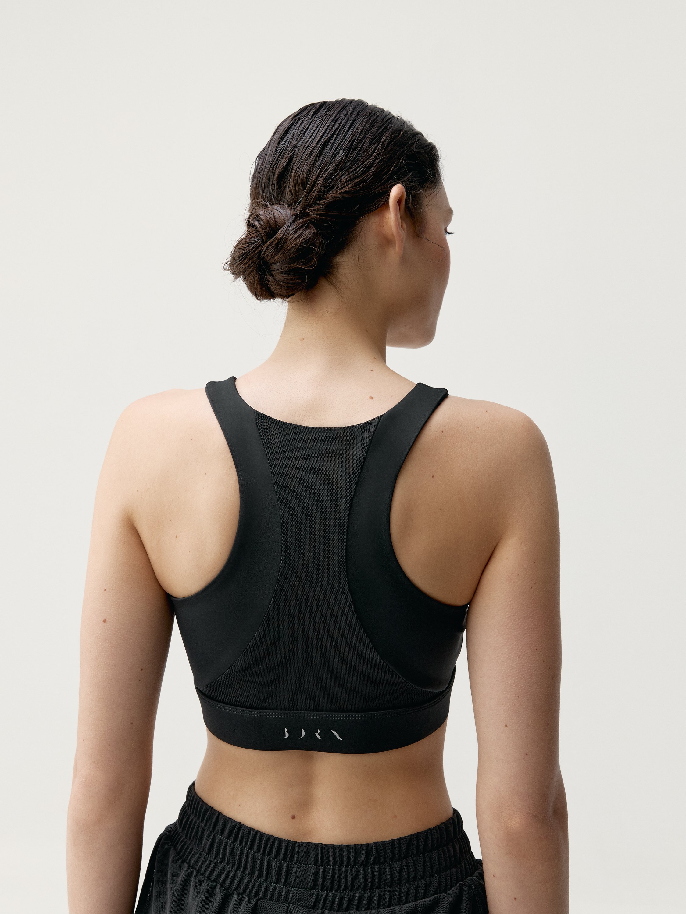 High support sports bra padma BORN LIVING YOGA Black