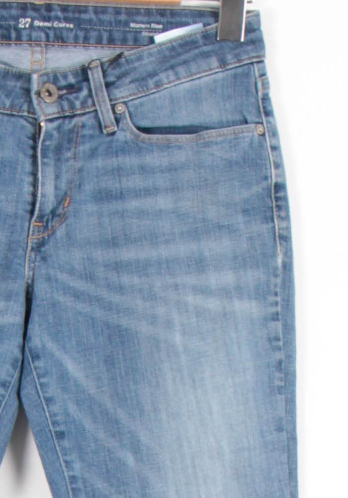 Cropped slim jeans with studs LEVI'S - Seconde main Blue