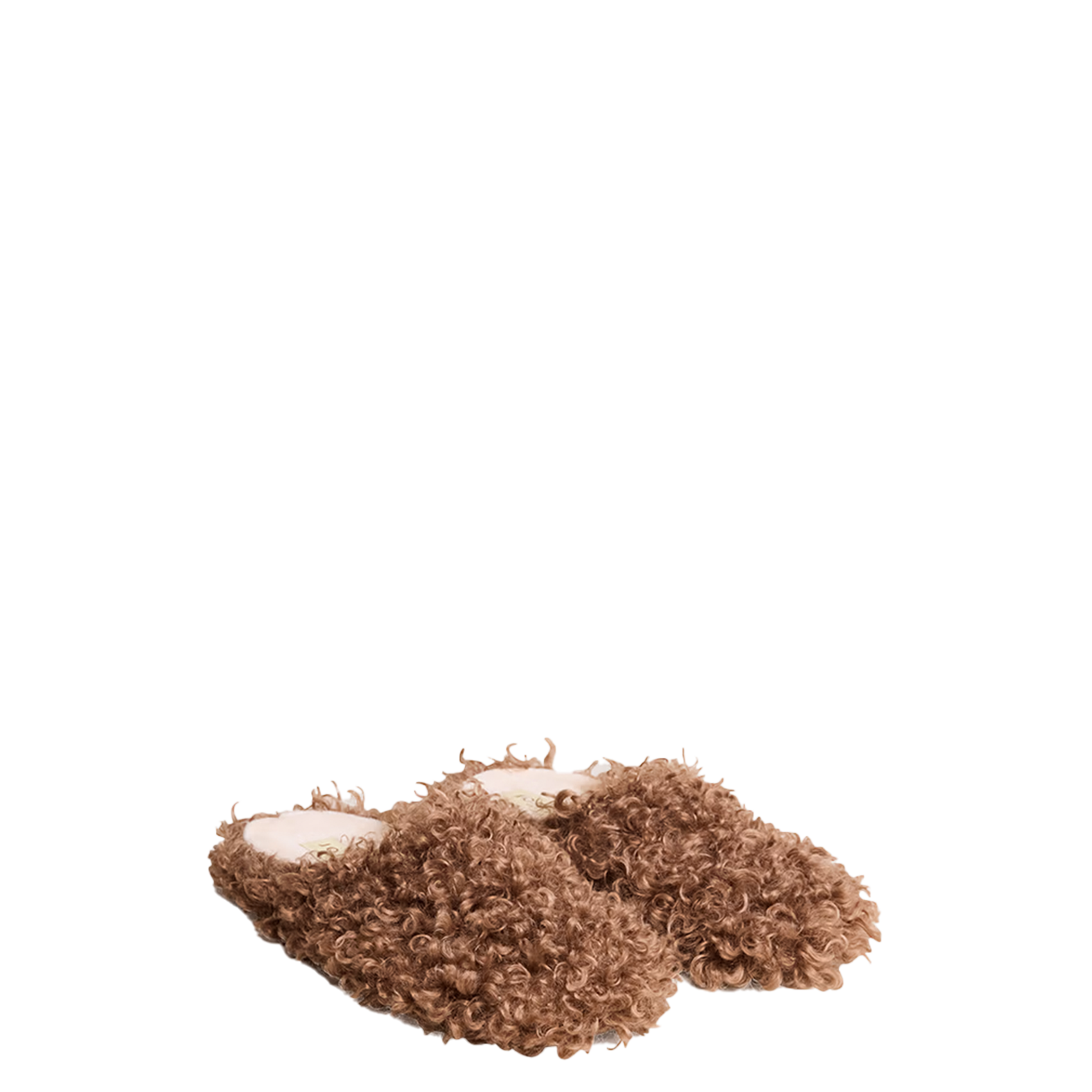 Synthetische bonten slofjes JONAK Bruin