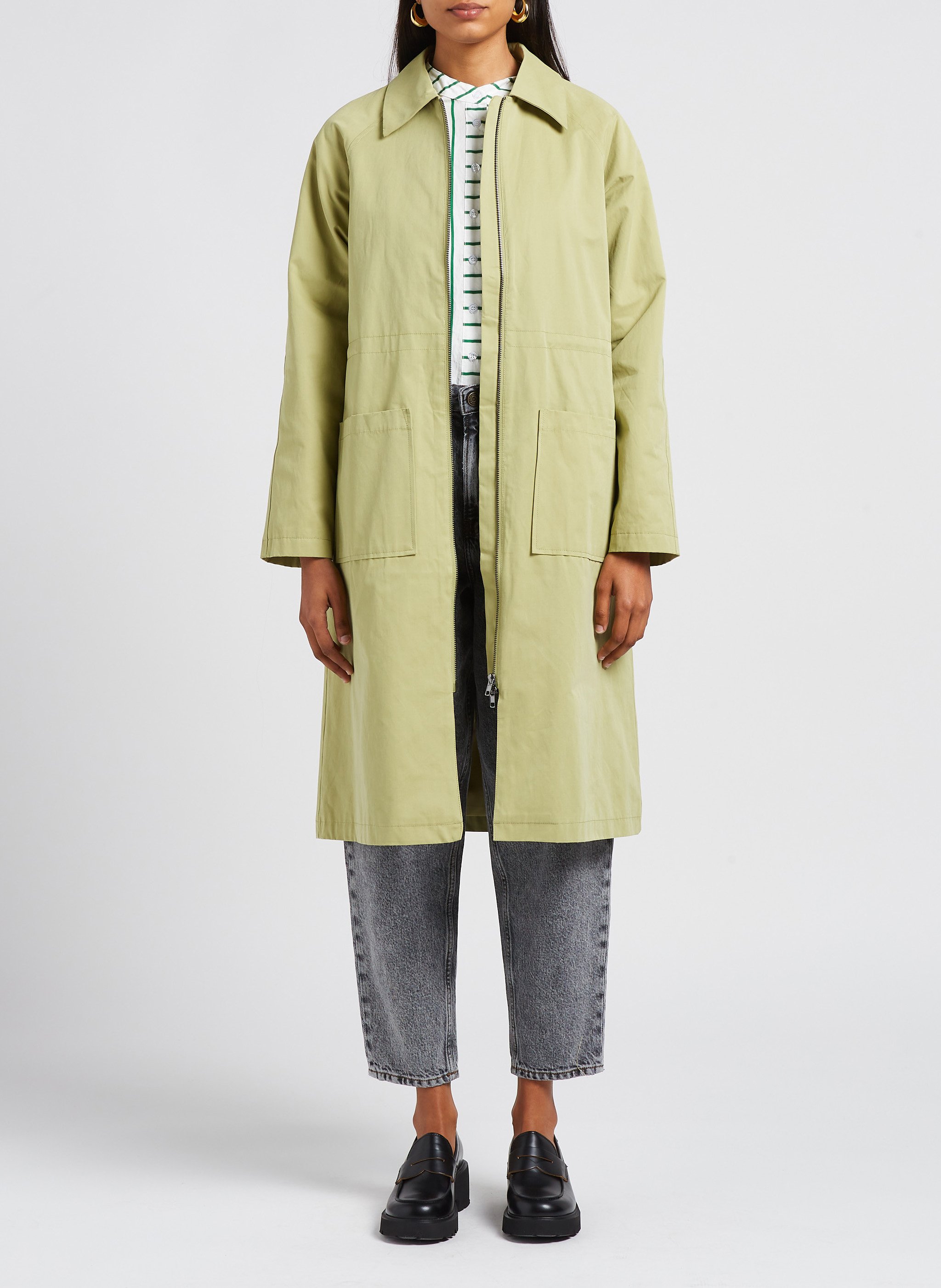 Jas met klassieke kraag MOSS COPENHAGEN Geel