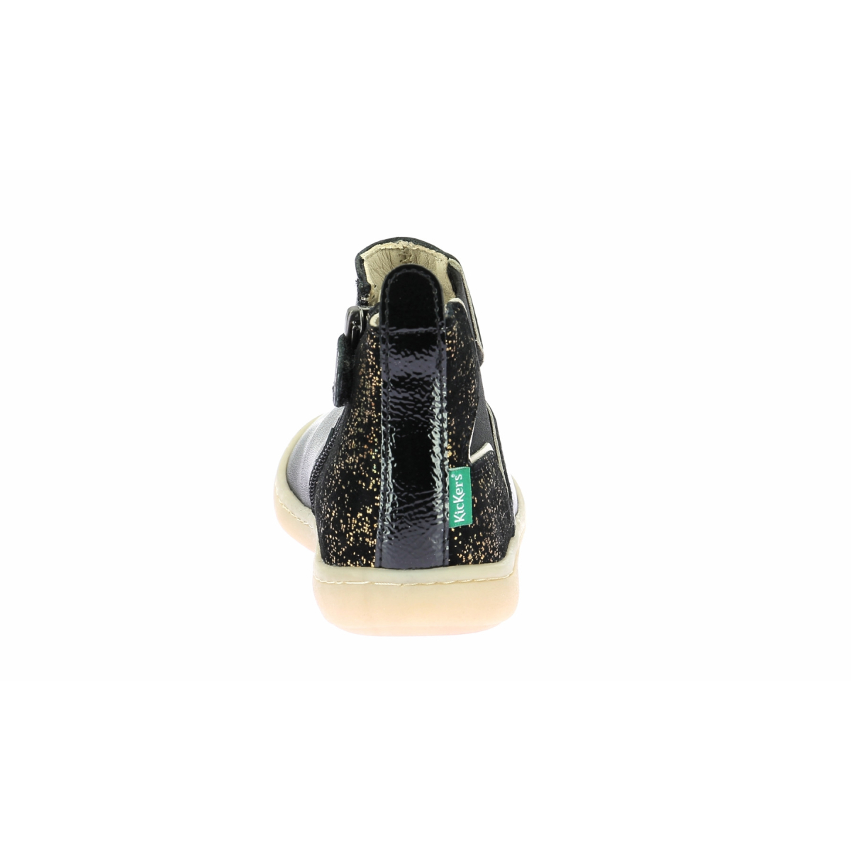 Boots cuir KICKERS Noir