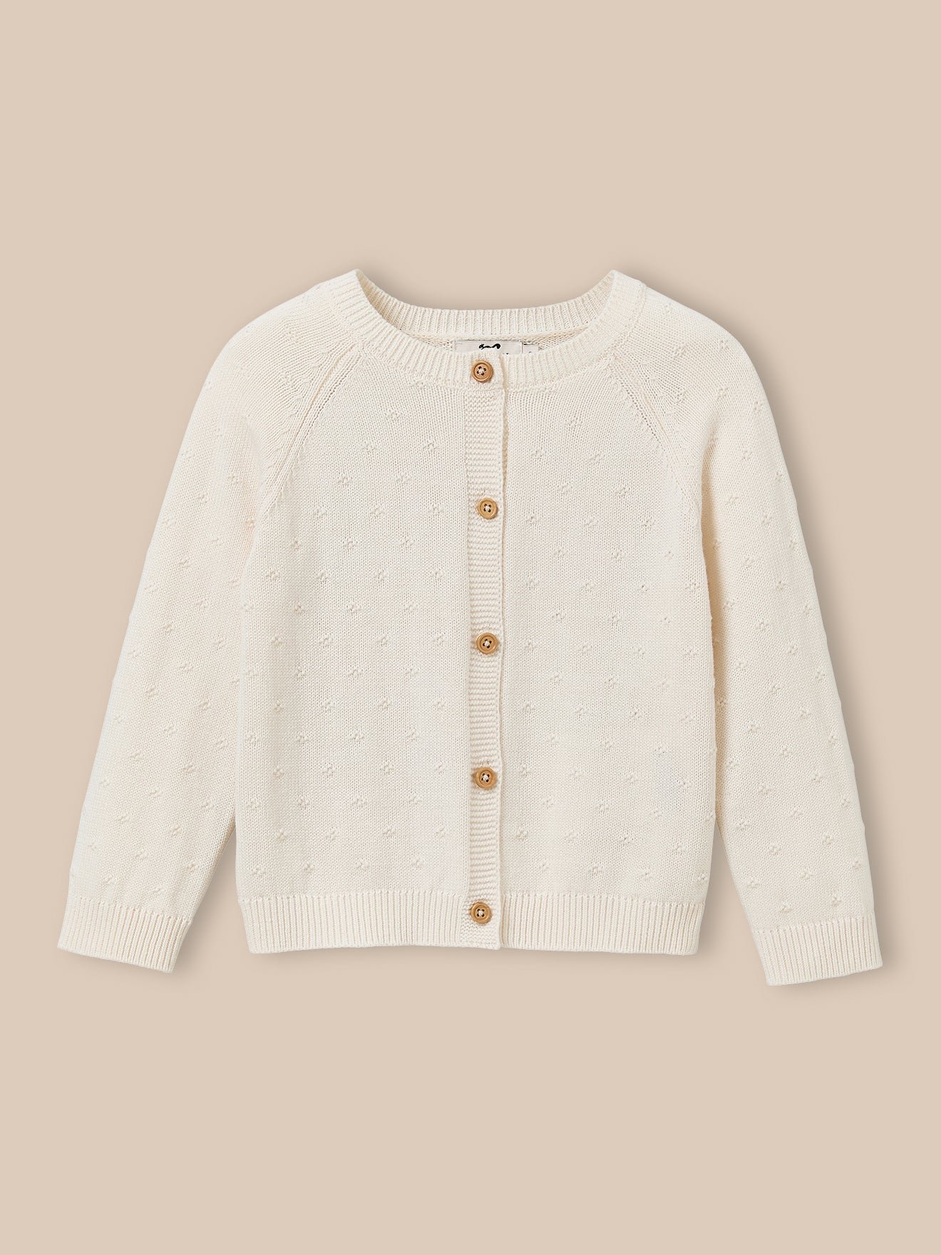 Stylish knit cardigan CYRILLUS White