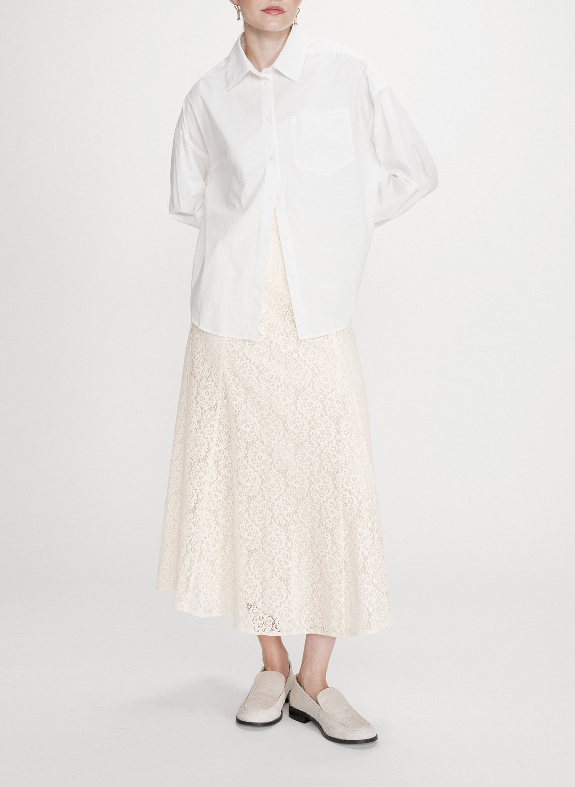 Chemise col classique  GRACE ET MILA Beige