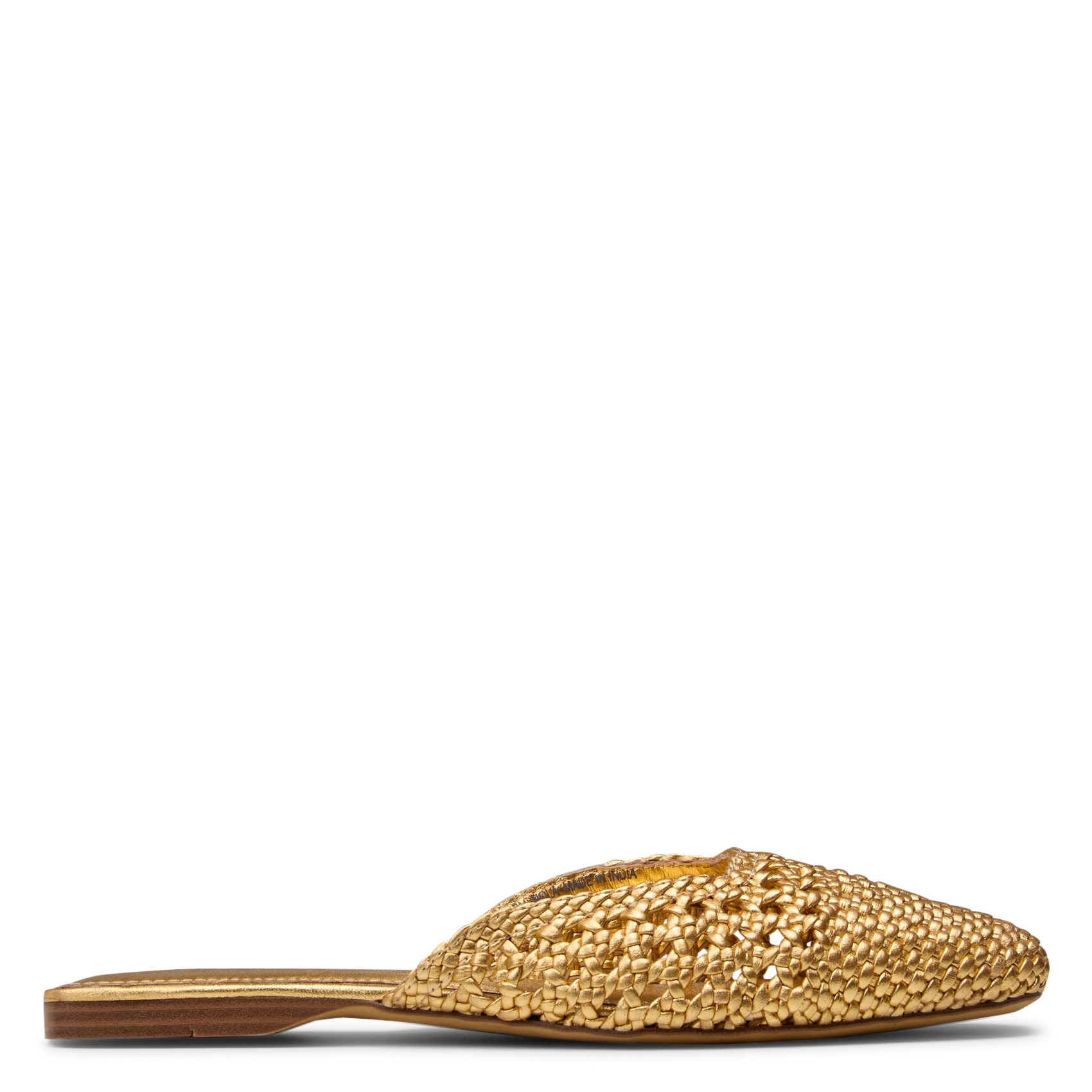 Mules aus Leder mit Metallic-Effekt SAM EDELMAN Golden