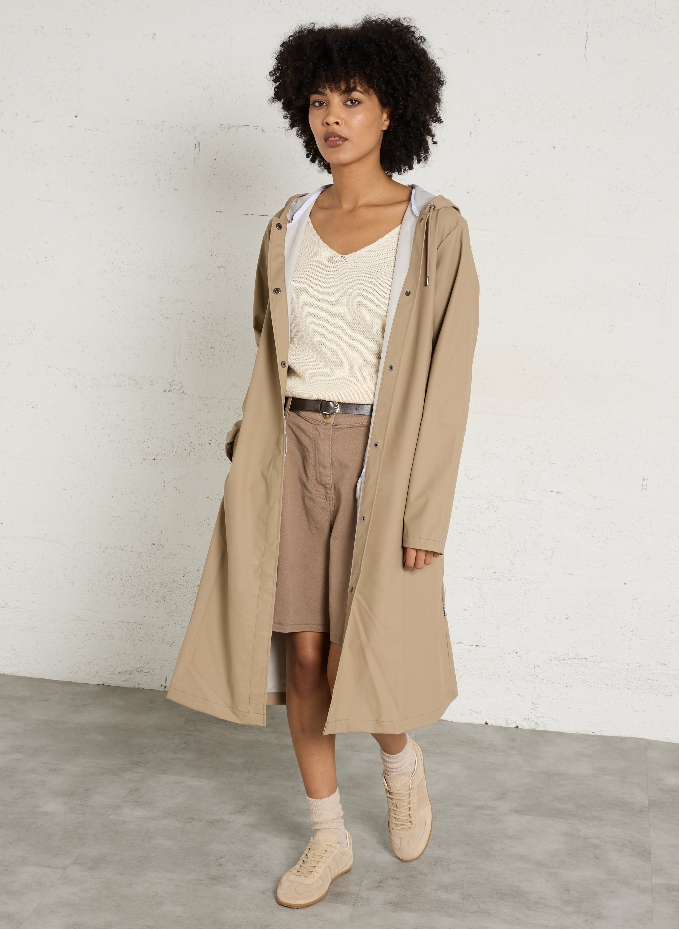 Oversize Bermuda Shorts in High Waist Denim PLEASE Braun