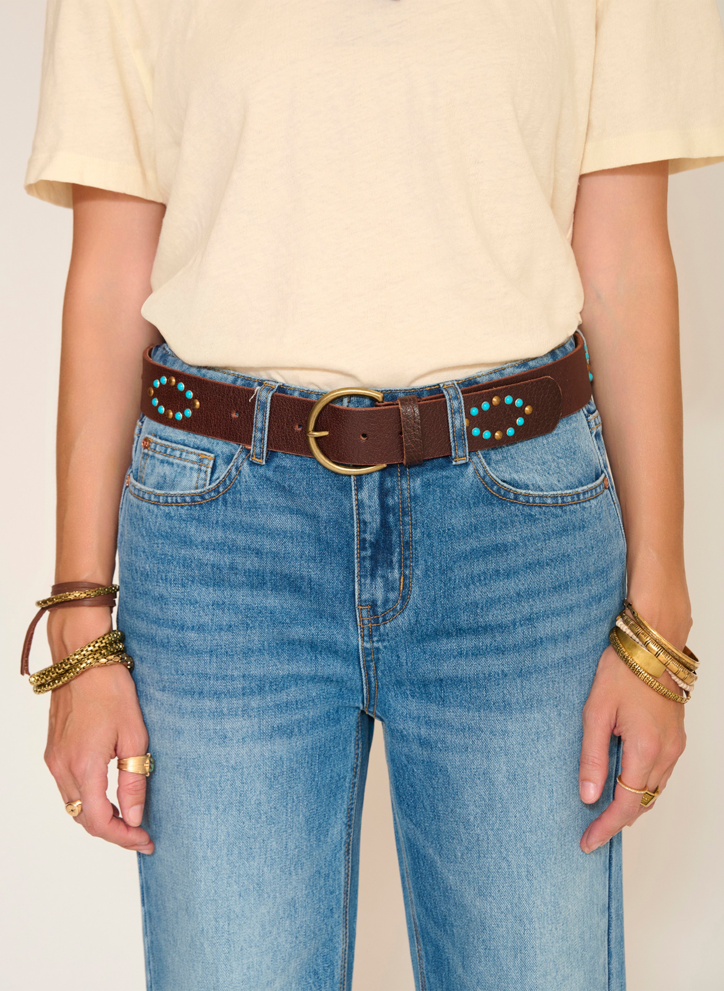 - Mit Schnalle zu schlieen. - Breite: 3 cm.  MKT Braun