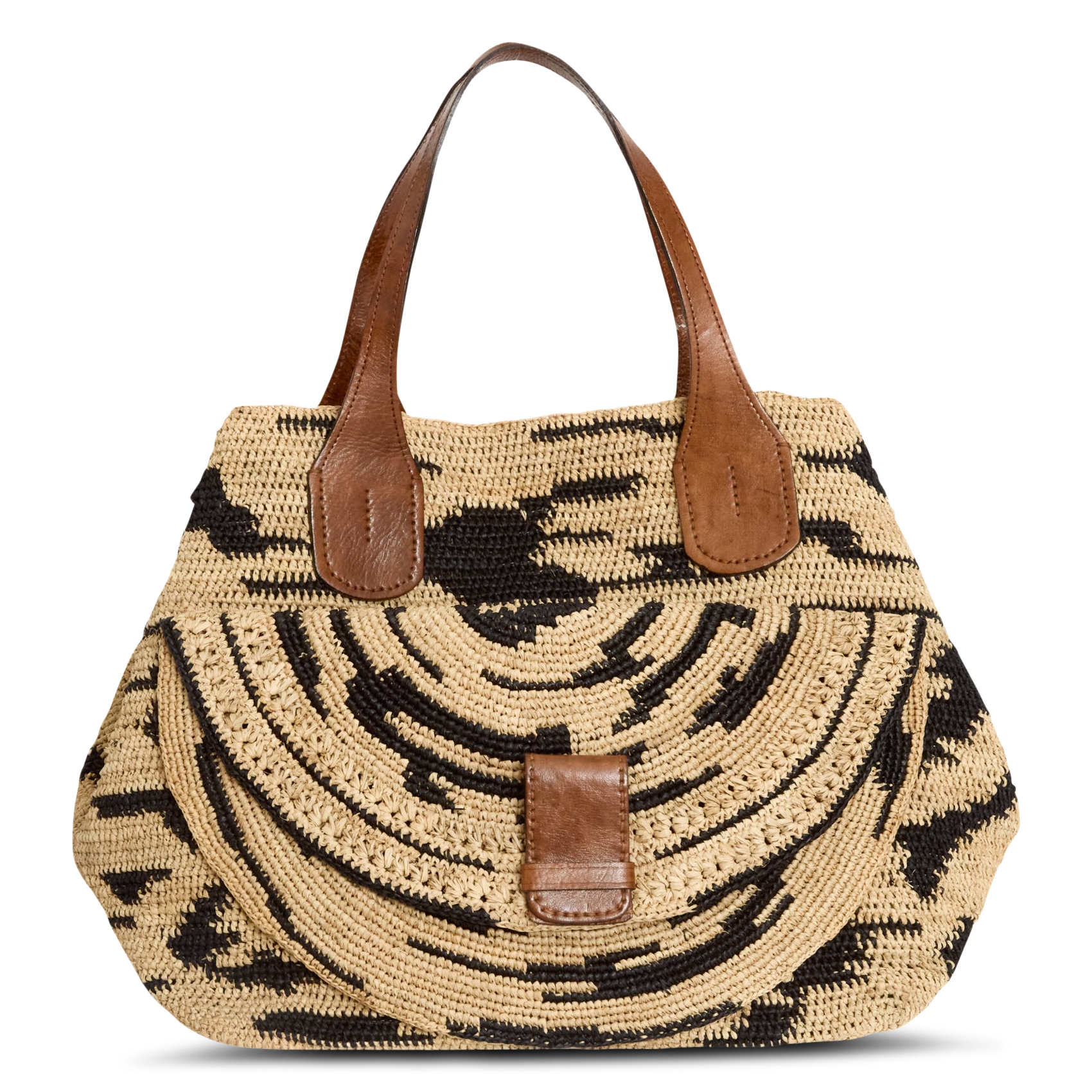 Raffia tote bag IBELIV Beige