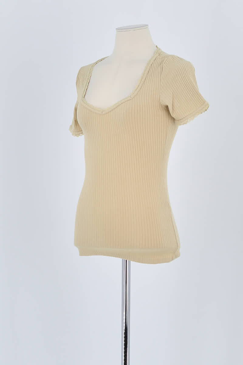 T-shirt ROUJE - Seconde Main Beige