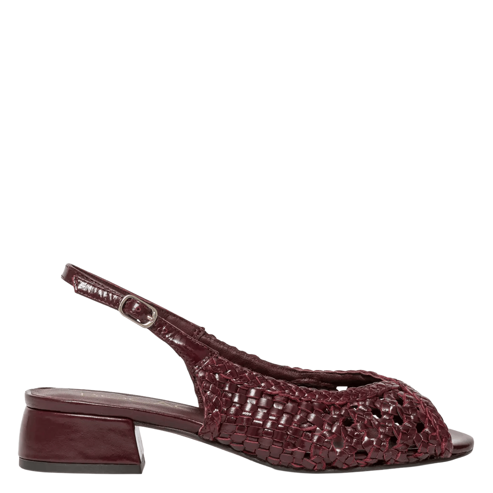 Sandales plates en cuir BOCAGE Violet