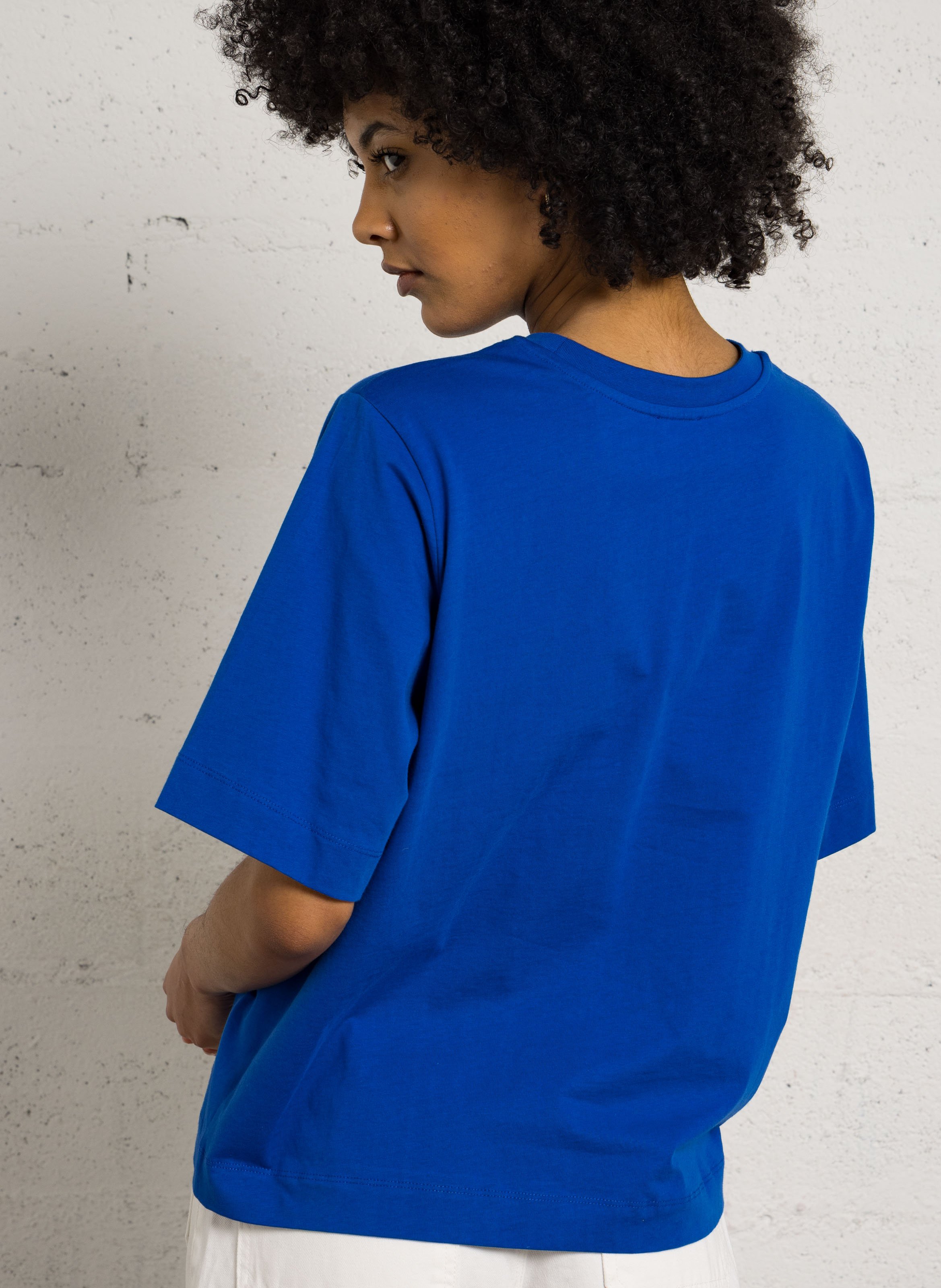 Camiseta con cuello redondo  Rojo