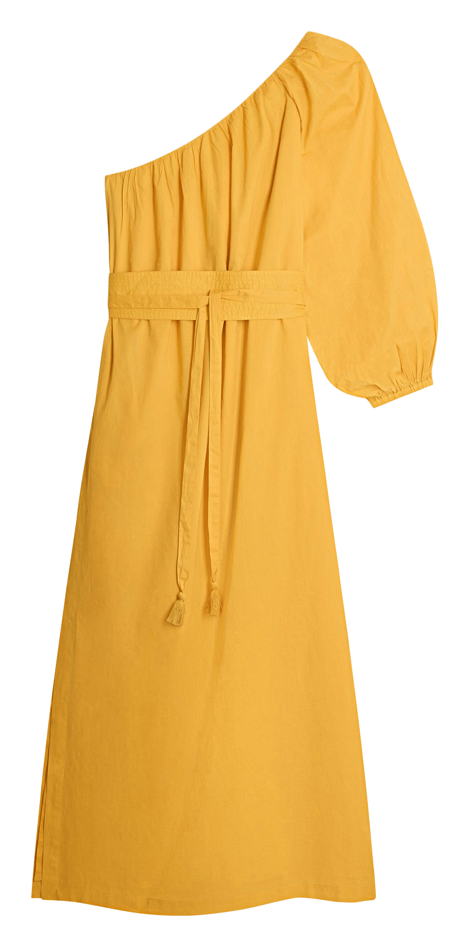 Robe longue ceinturée unie VANESSA BRUNO Jaune