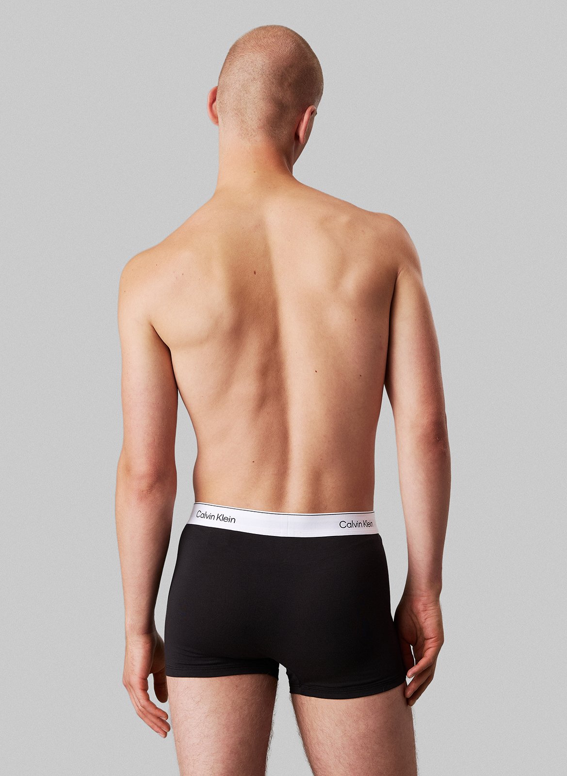 Lot de 3 boxers en coton mélangé CALVIN KLEIN UNDERWEAR Bleu