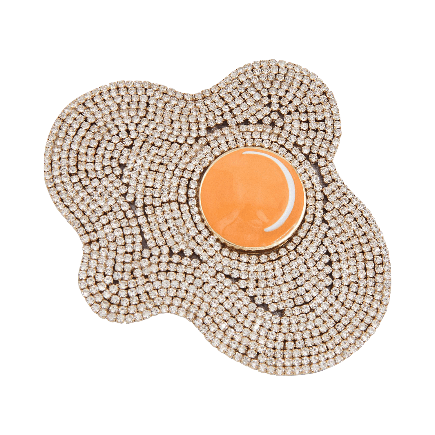 Broche fantaisie ESSENTIEL ANTWERP Jaune