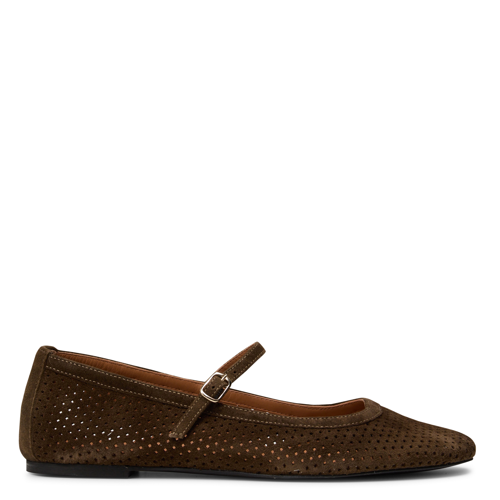 Leder-Ballerinas mit Ajour-Muster MELLOW YELLOW