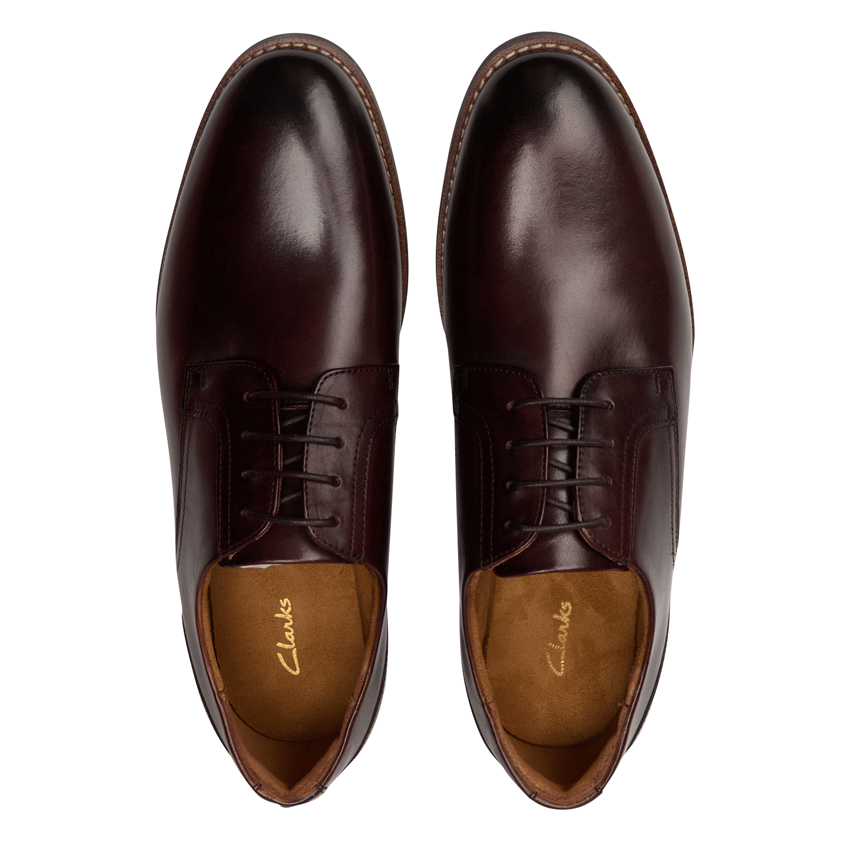 Schnür-Derbys aus Leder CLARKS Braun