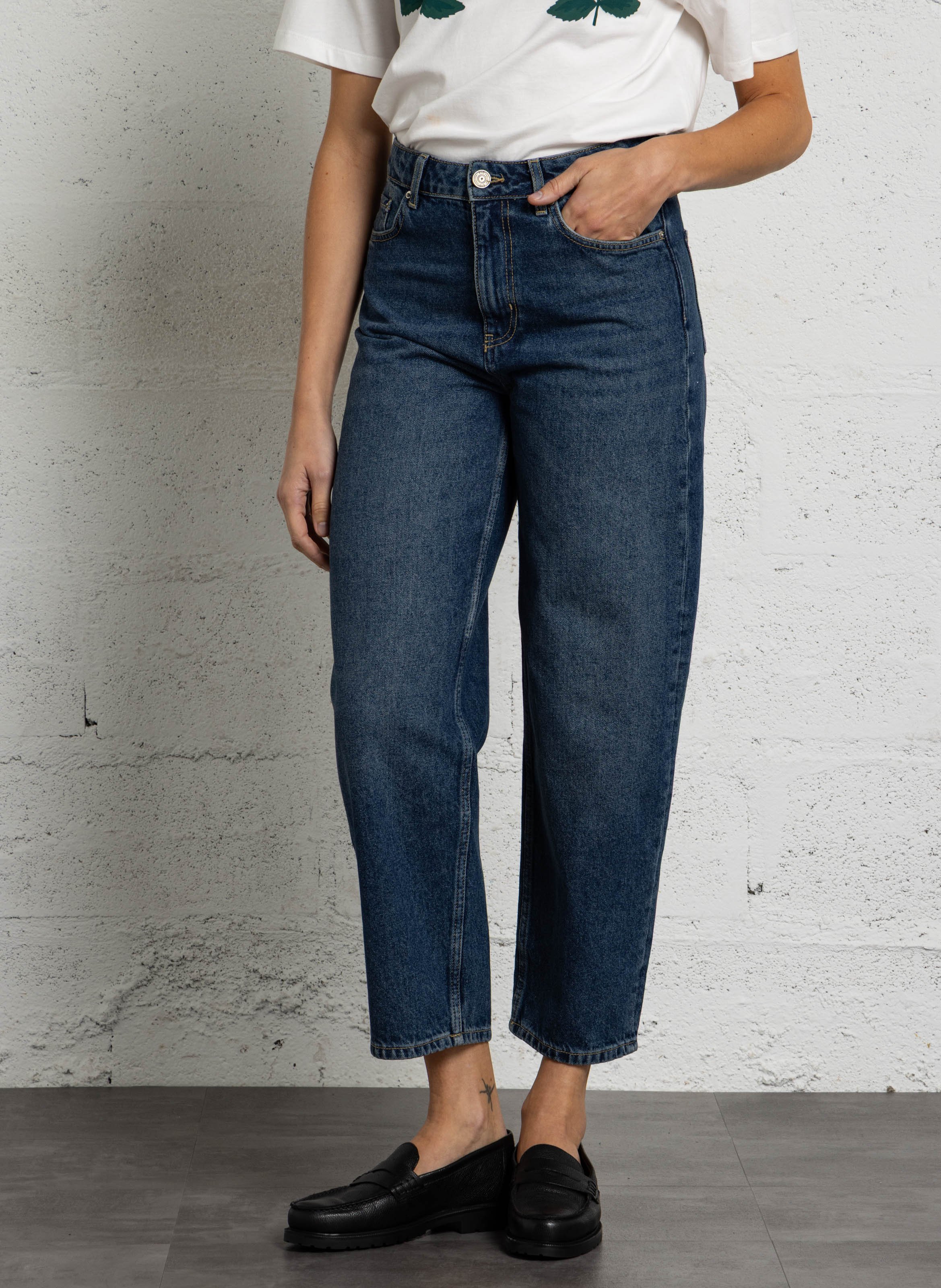 Weite Jeans, groß, Länge 34 SUD EXPRESS Schwarz