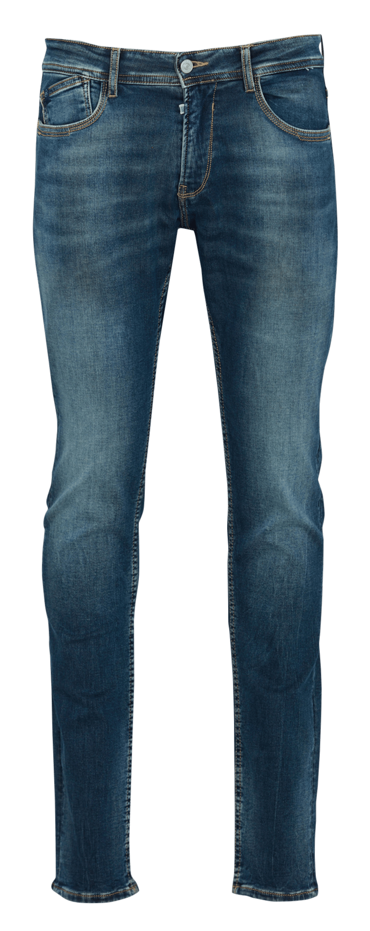 Slimfit-Jeans mit 5 Taschen LE TEMPS DES CERISES Blau