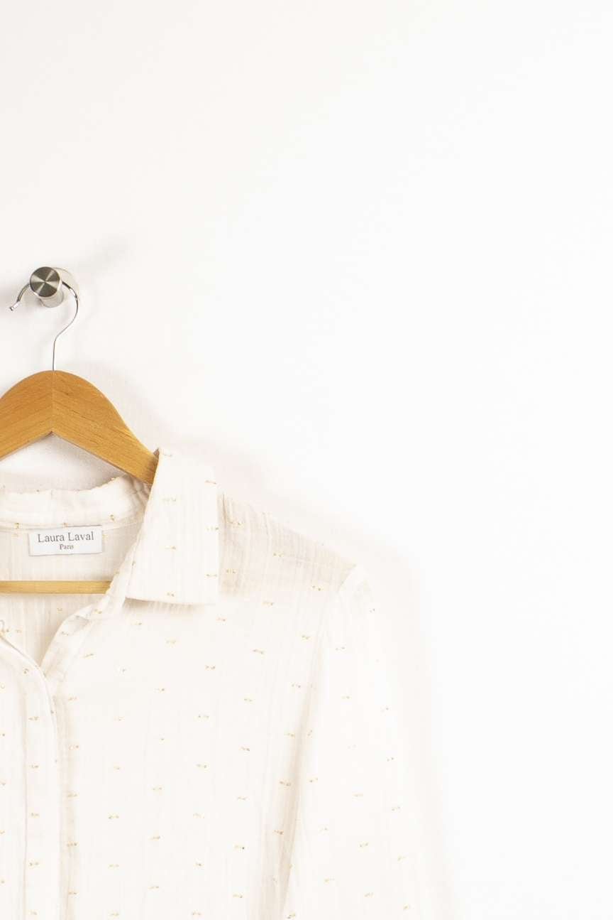 Blouse Laura Laval - Seconde Main White