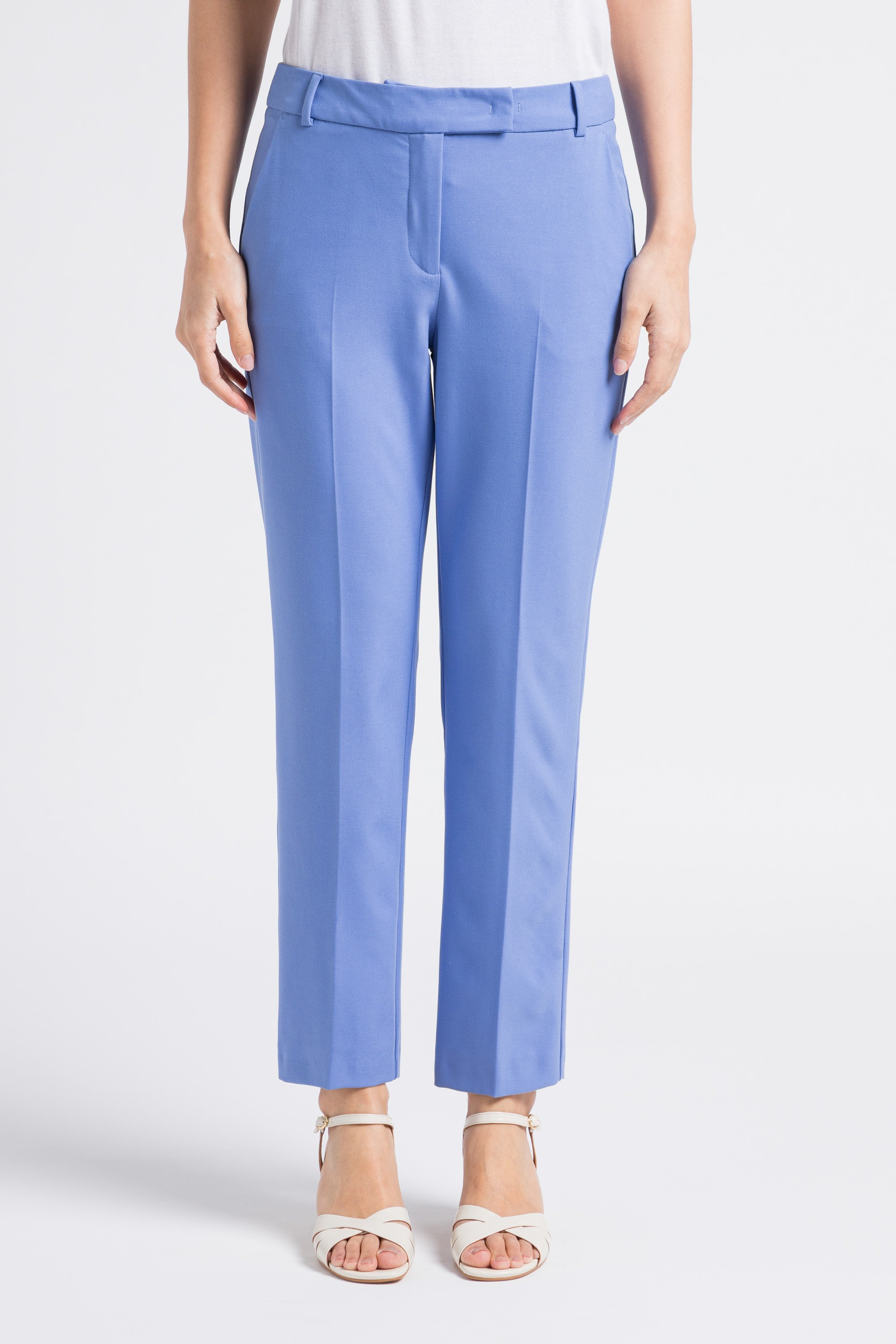 Straight-leg pants MAX&amp;Co. Blue