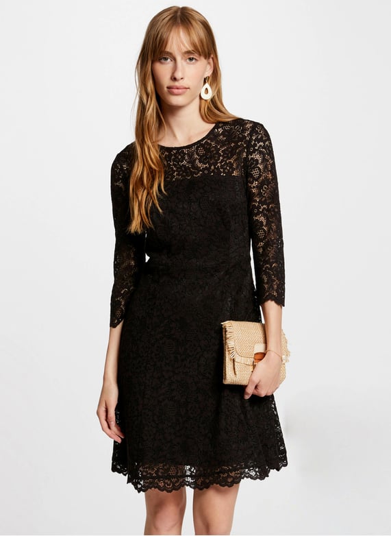 Western Wear Black Dress With Net Overlay Lace Dress Black Morgan Women Place Des Tendances Western Wear Black Dress With Net Overlay Lace Dress Black Morgan Women Place Des Tendances