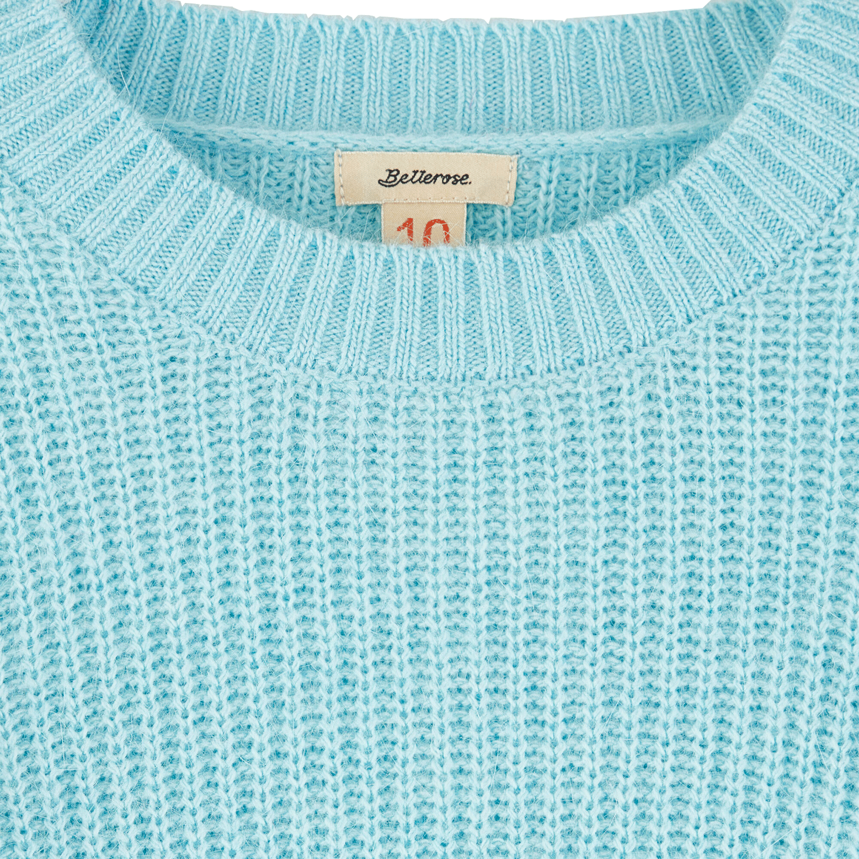 Round-neck straight sweater BELLEROSE Blue