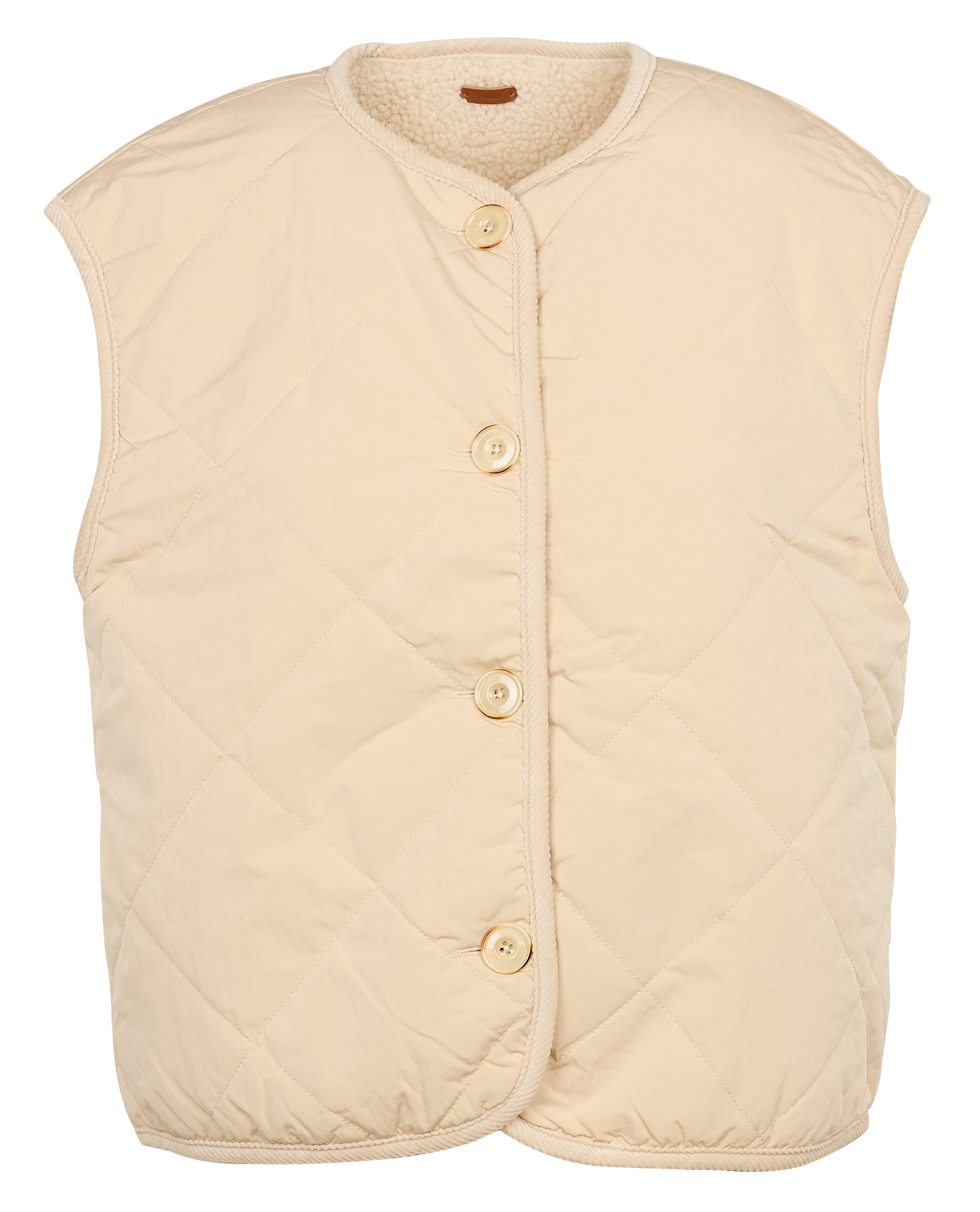 Veste droite réversible SESSUN Beige