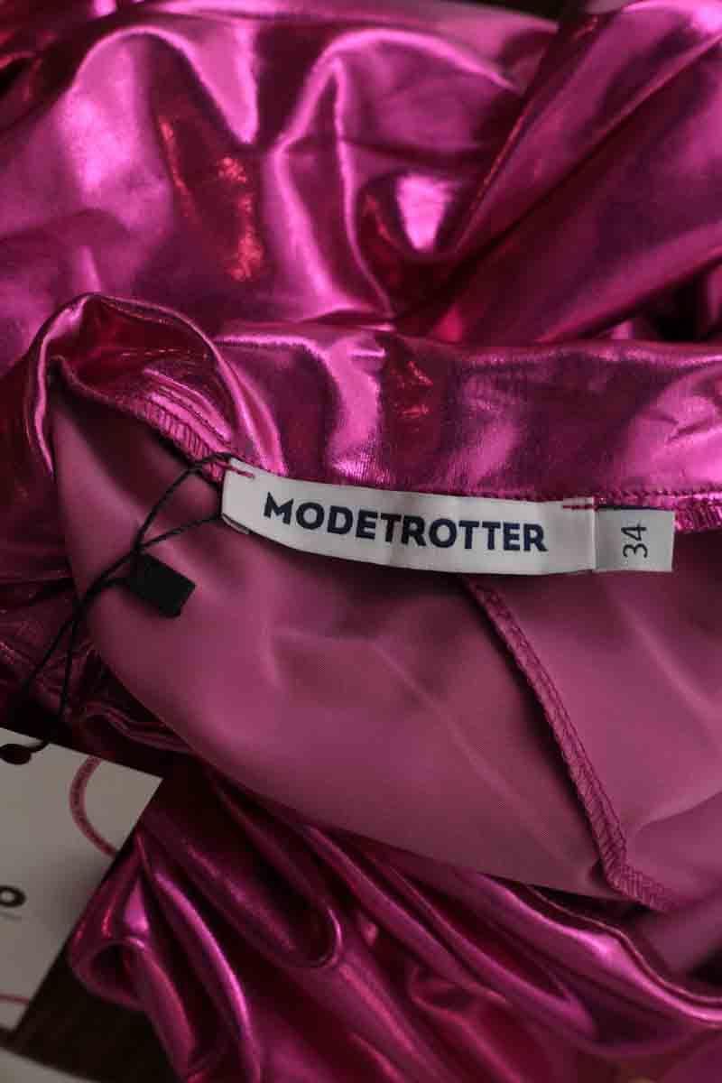 Pantalon slim rose MODETROTTER - Seconde Main Rose