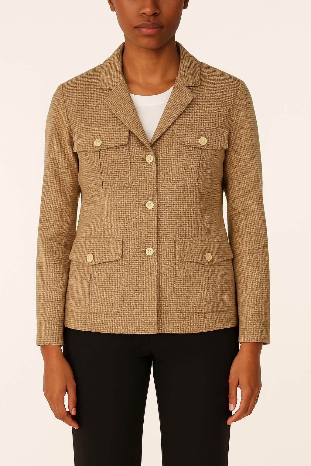 Veste INES DE LA FRESSANGE - Seconde main Beige