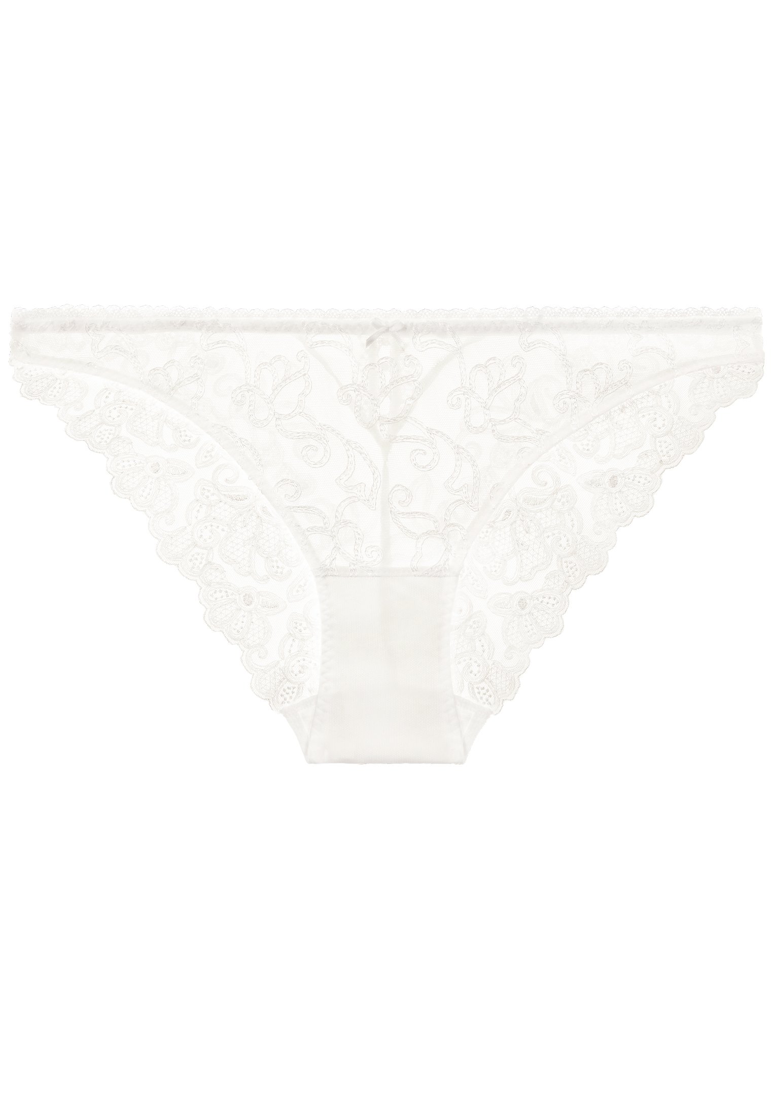 High-cut panties with mini hearts AUBADE White