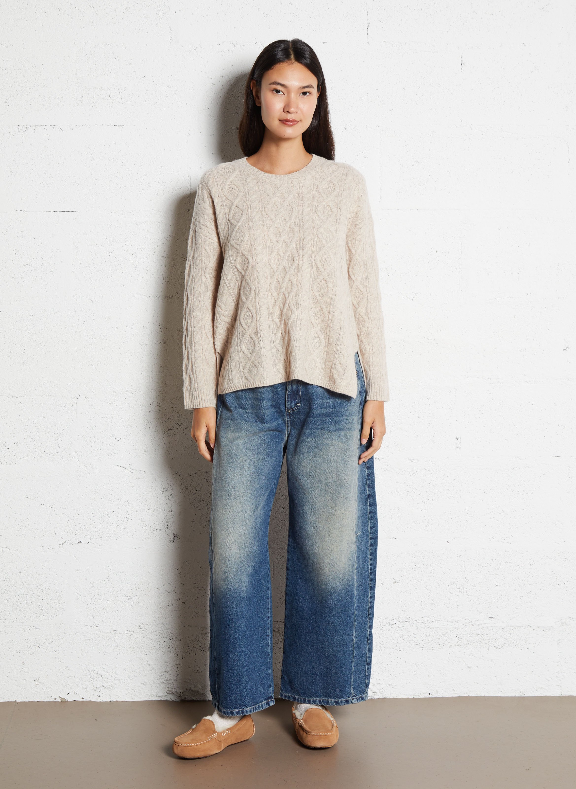 Oversized sweater BELLA JONES Beige