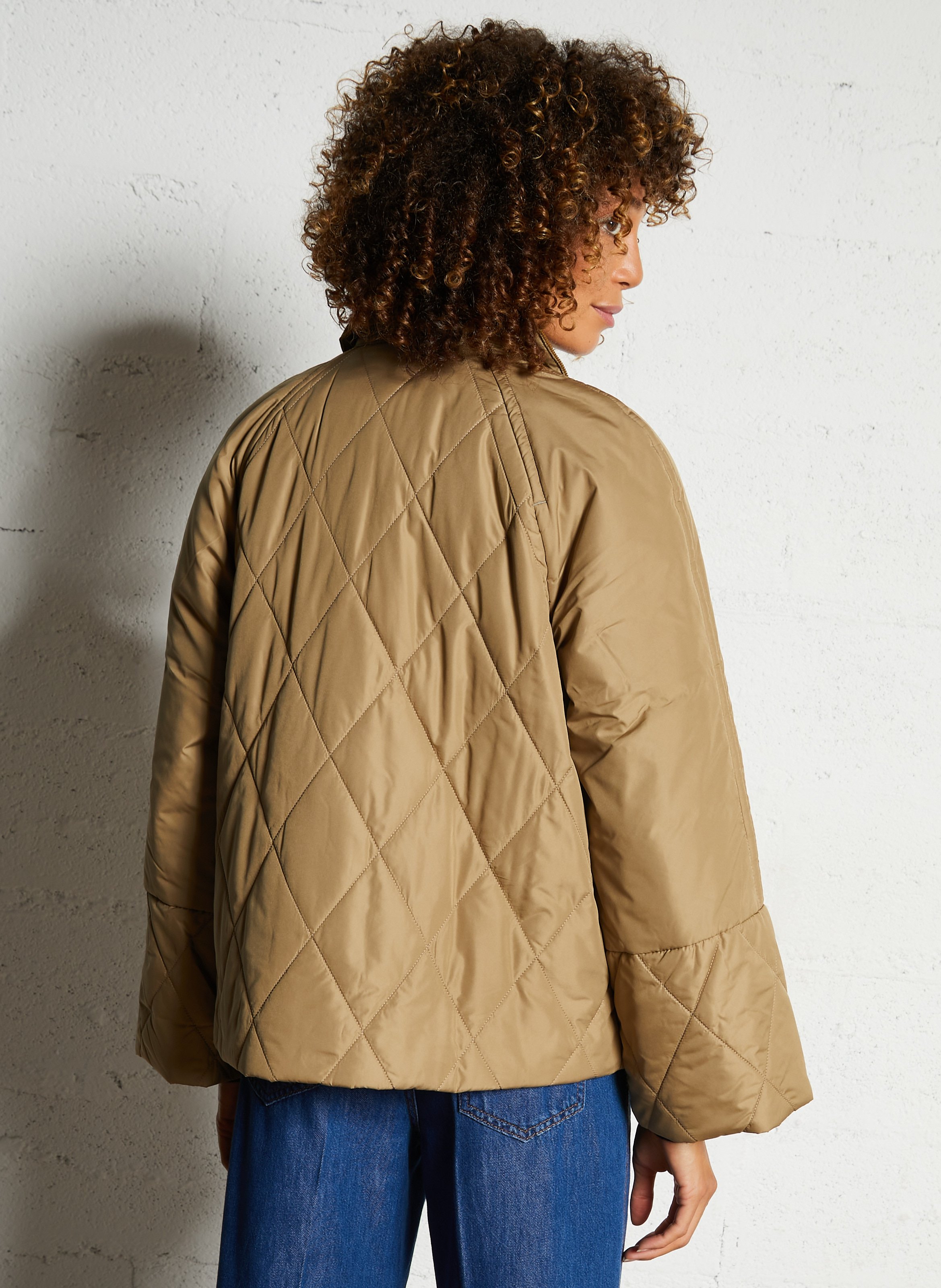 Veste col classique en velours côtelé BARBOUR Beige