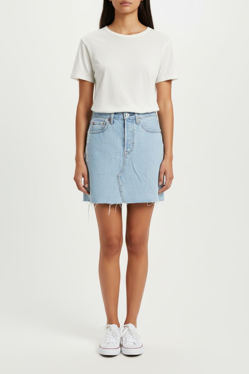 Short & midi skirt LEVI'S - Seconde main Blue