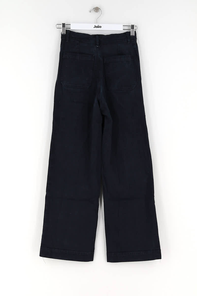 Straight cotton-blend pants BELLEROSE - Seconde Main Blue