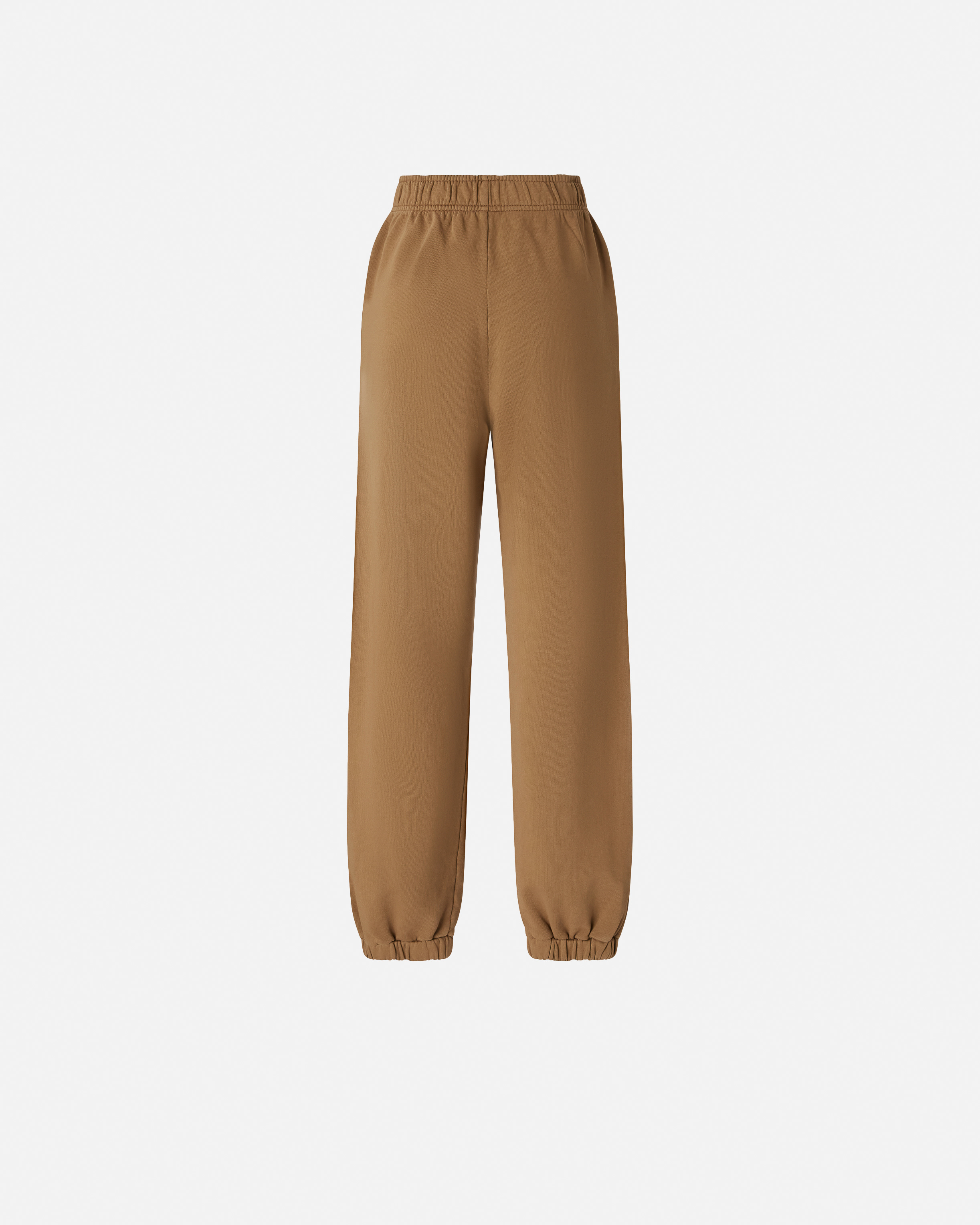 Fleece jogging pants with logo PINKO Brown