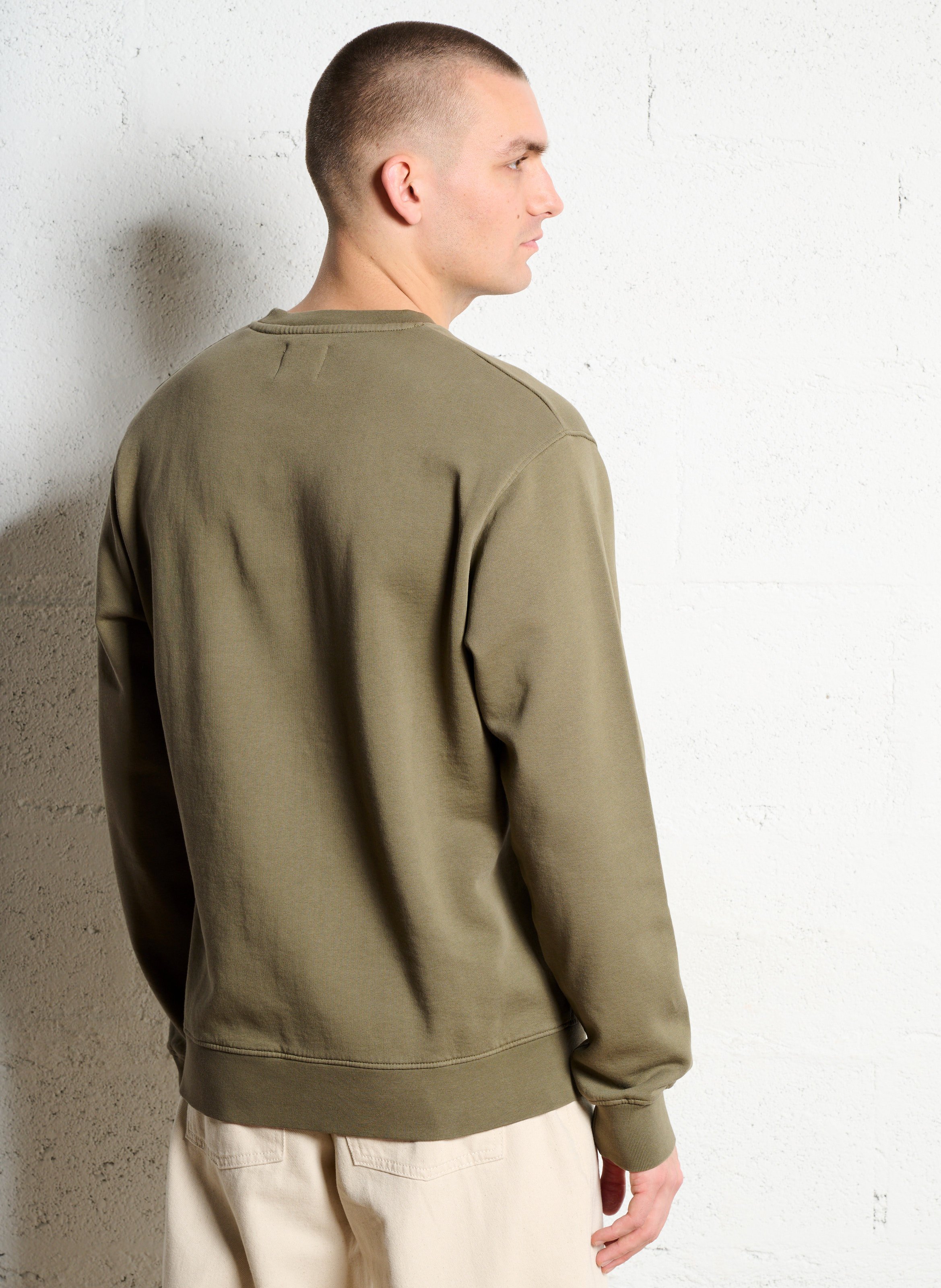 Rundhals-Sweatshirt aus Bio-Baumwolle, Regular Fit COLORFUL STANDARD Grun