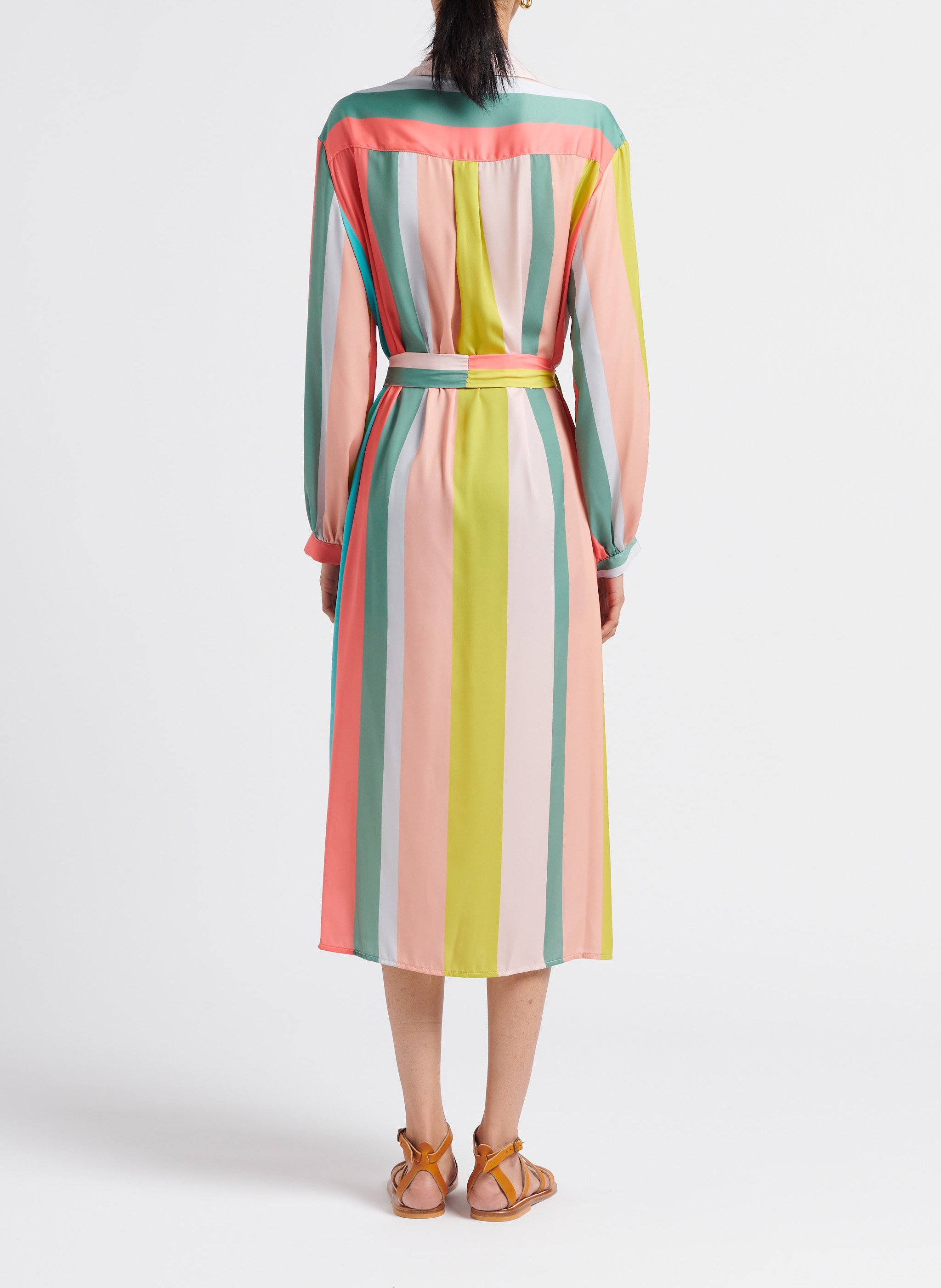 Robe chemise col classique IMPERIAL Beige