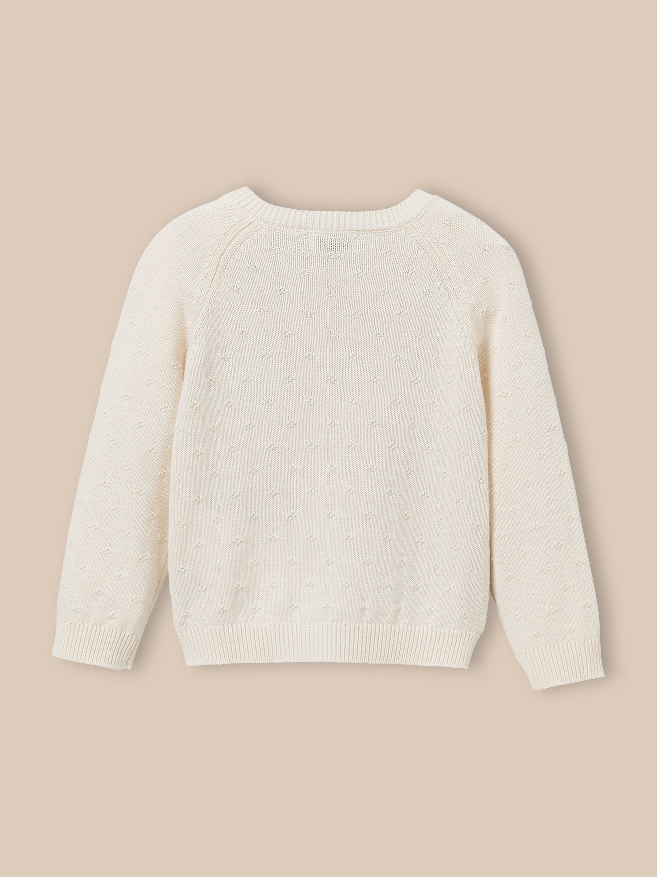 Stylish knit cardigan CYRILLUS White